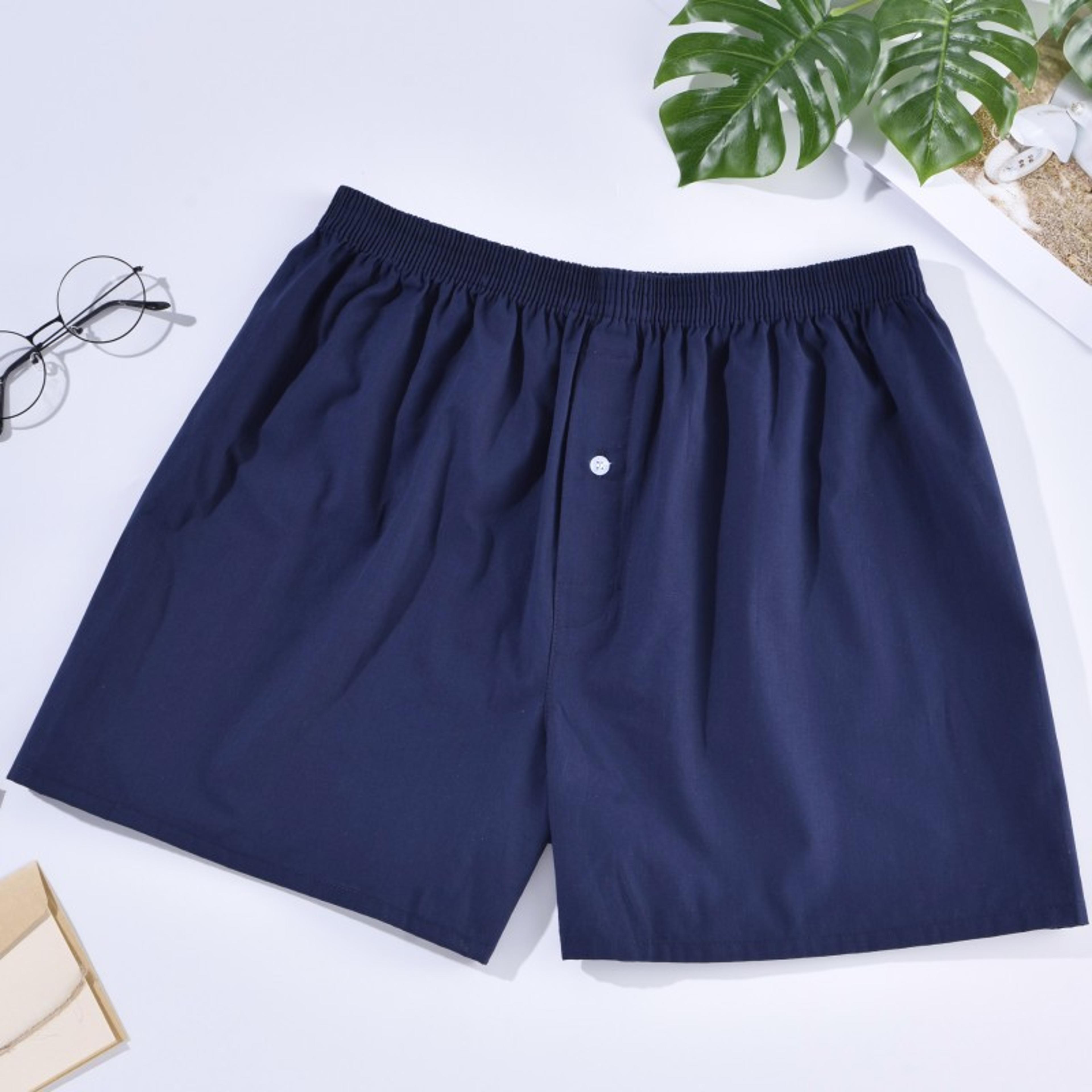 Cotton Plaid Boxer Shorts For Men Soft Breathable Sleep  Lounge Underwear 3