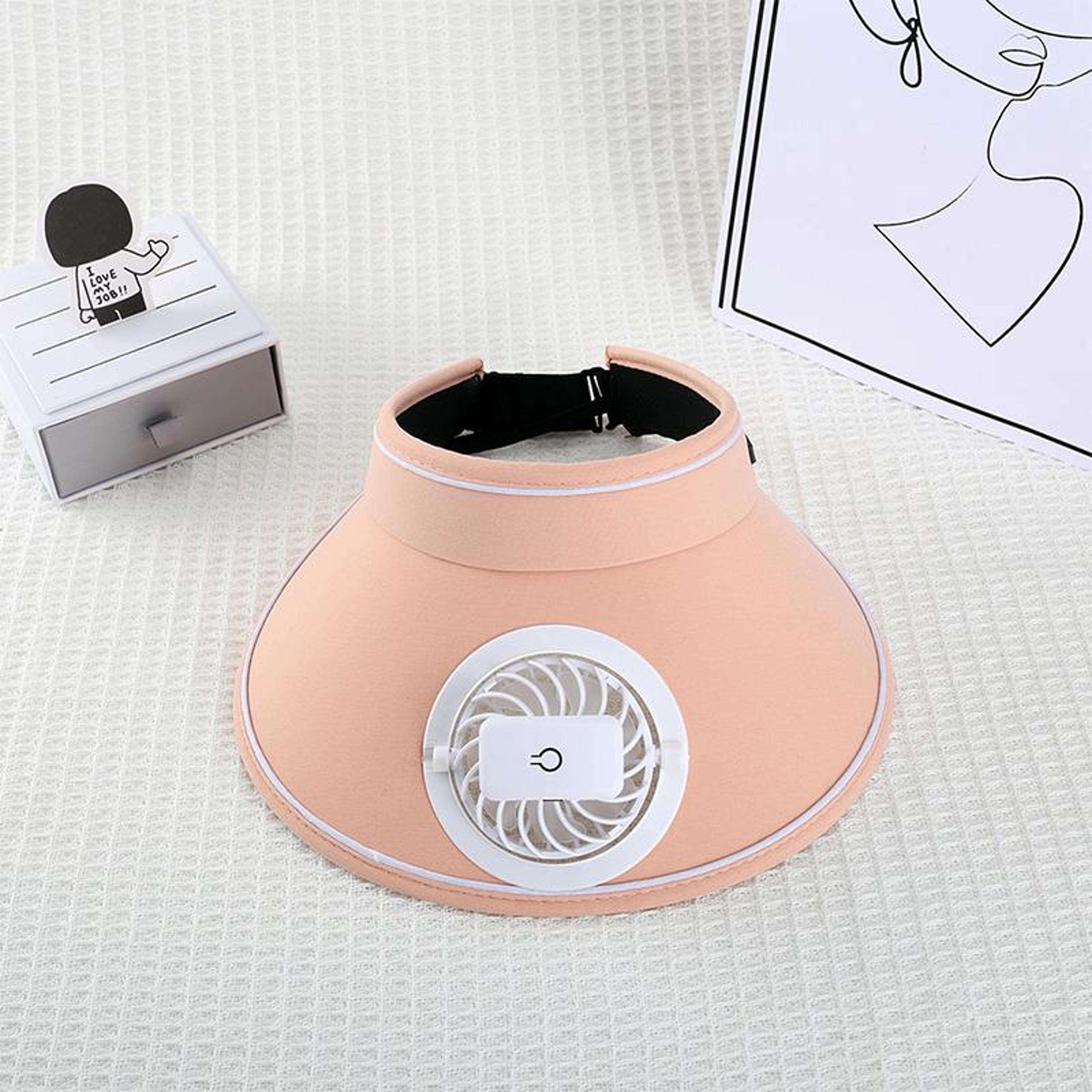 Cooling Fan Sun Protection Hat USB Rechargeable Solar Fan Cap For Fishing Hiking  Outdoor Work 6