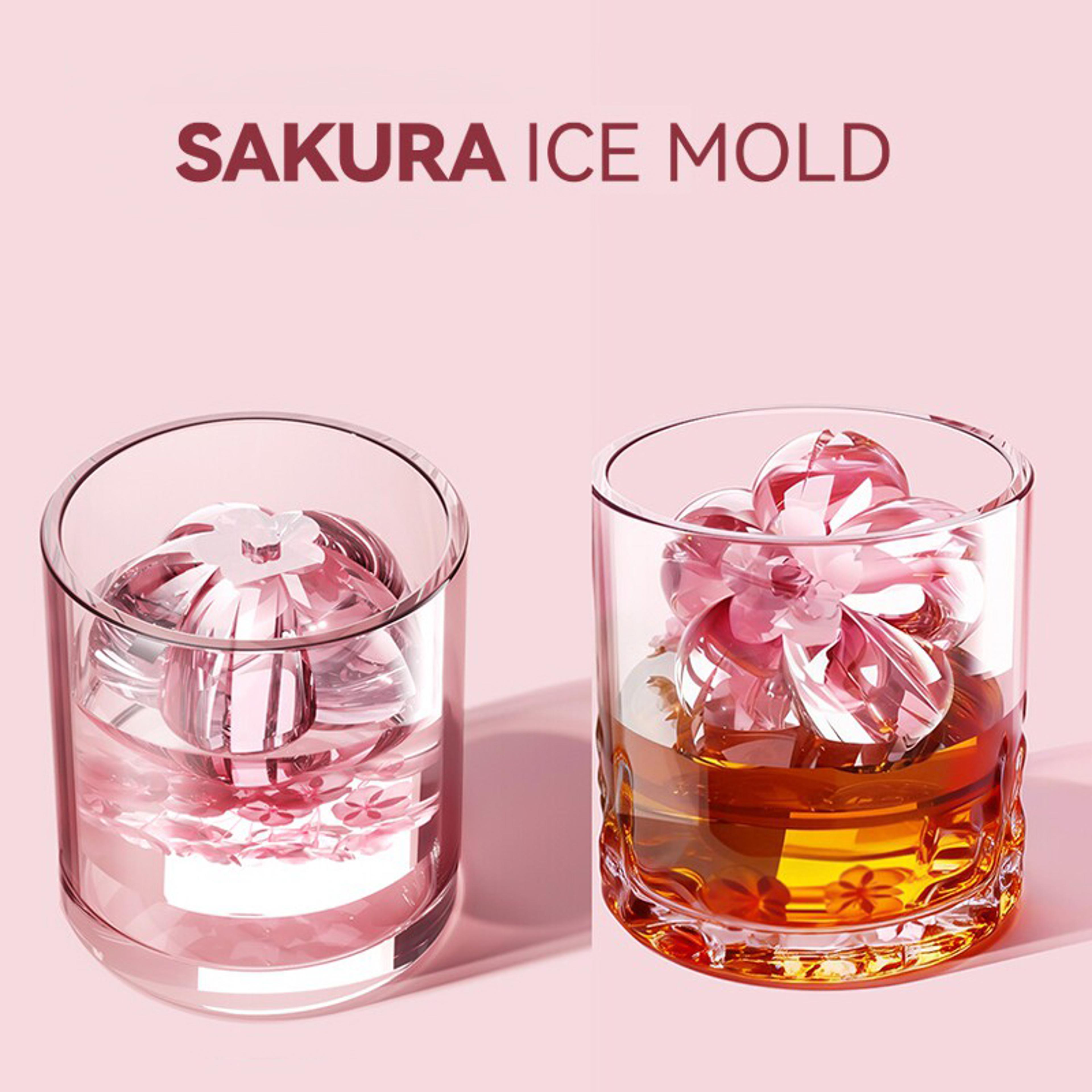 Blossom Silicone Ice Cube Tray For Cherry Blossom Ice Cubes And Cocktail Drinks 6