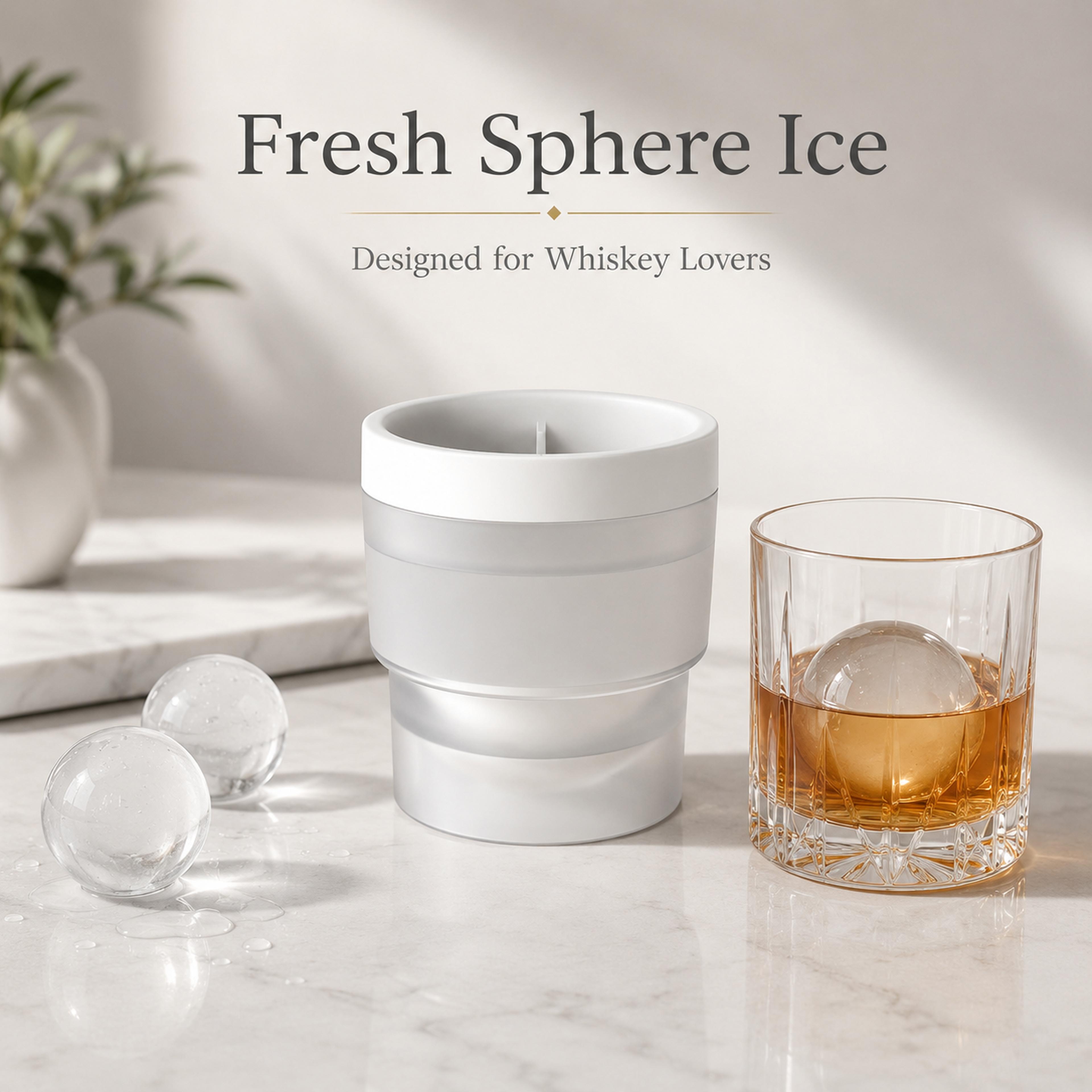 ChillLock Ice Cube Tray With Lid Reusable Silicone Ice Cube Tray For Whiskey Cocktails  Drinks 1