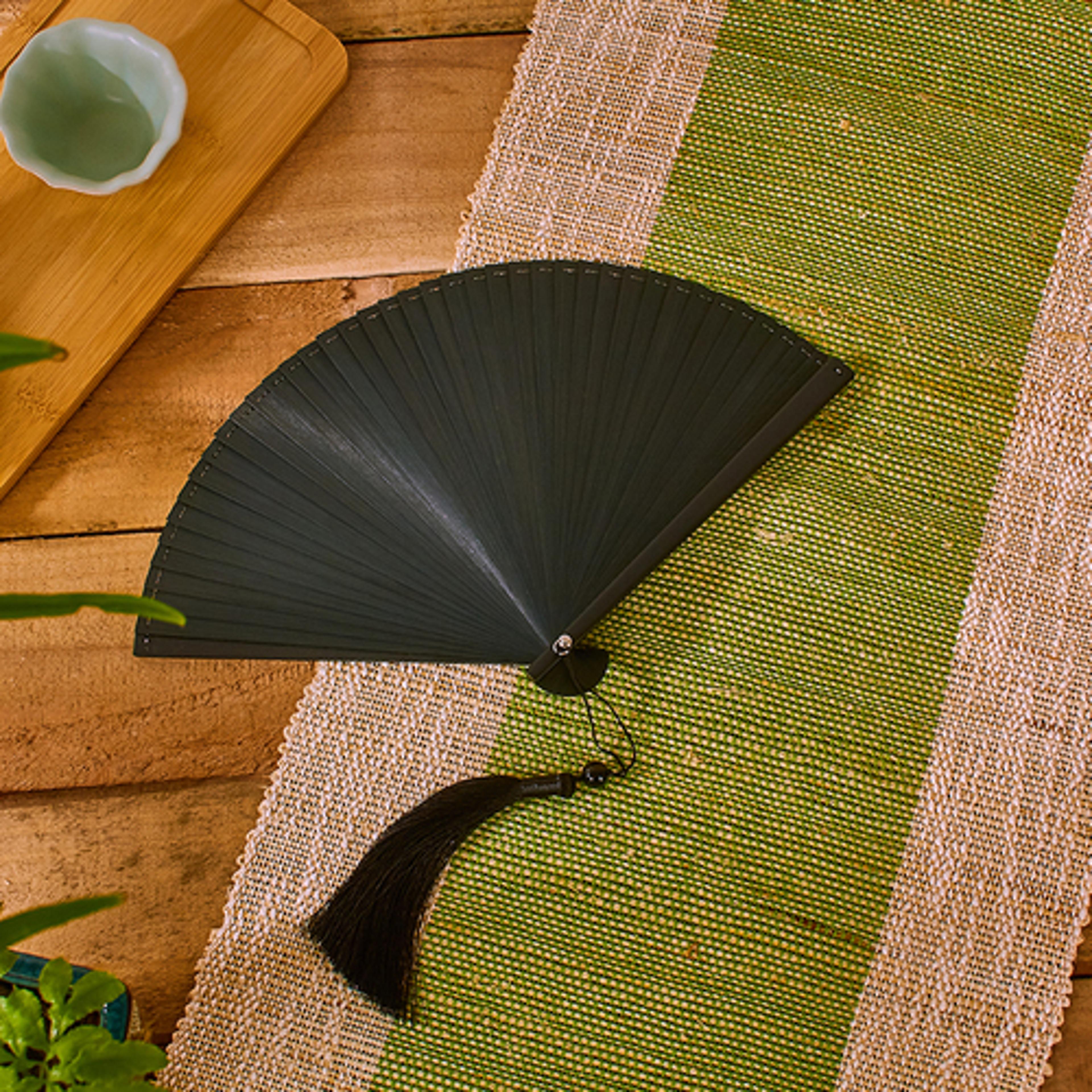 Vintage Bamboo Folding Fan Traditional Chinese Hand Fan Portable Retro Cooling Fan 1