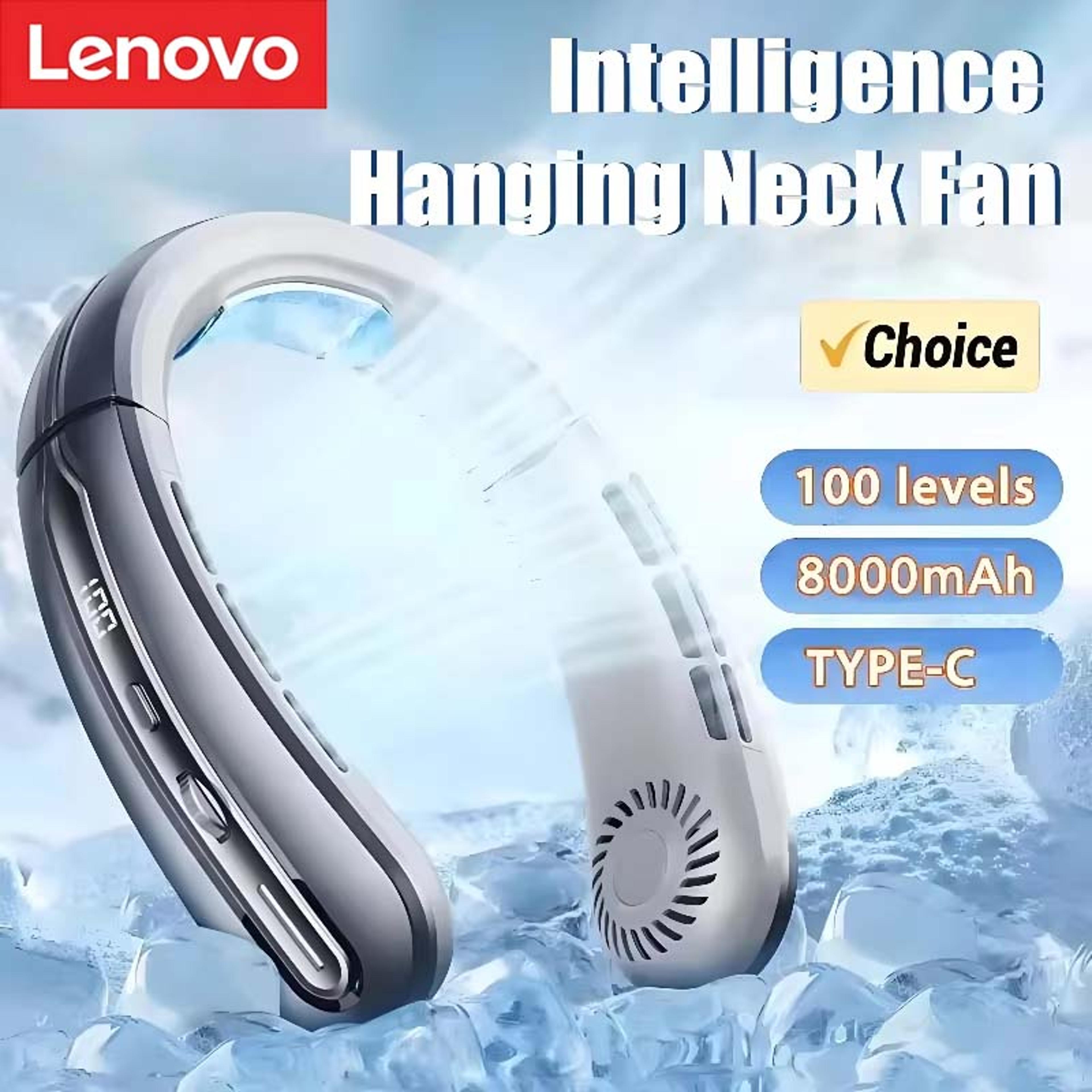Bladeless Neck Fan Portable USB Rechargeable Hands Free Cooling Fan With Digital Display 1