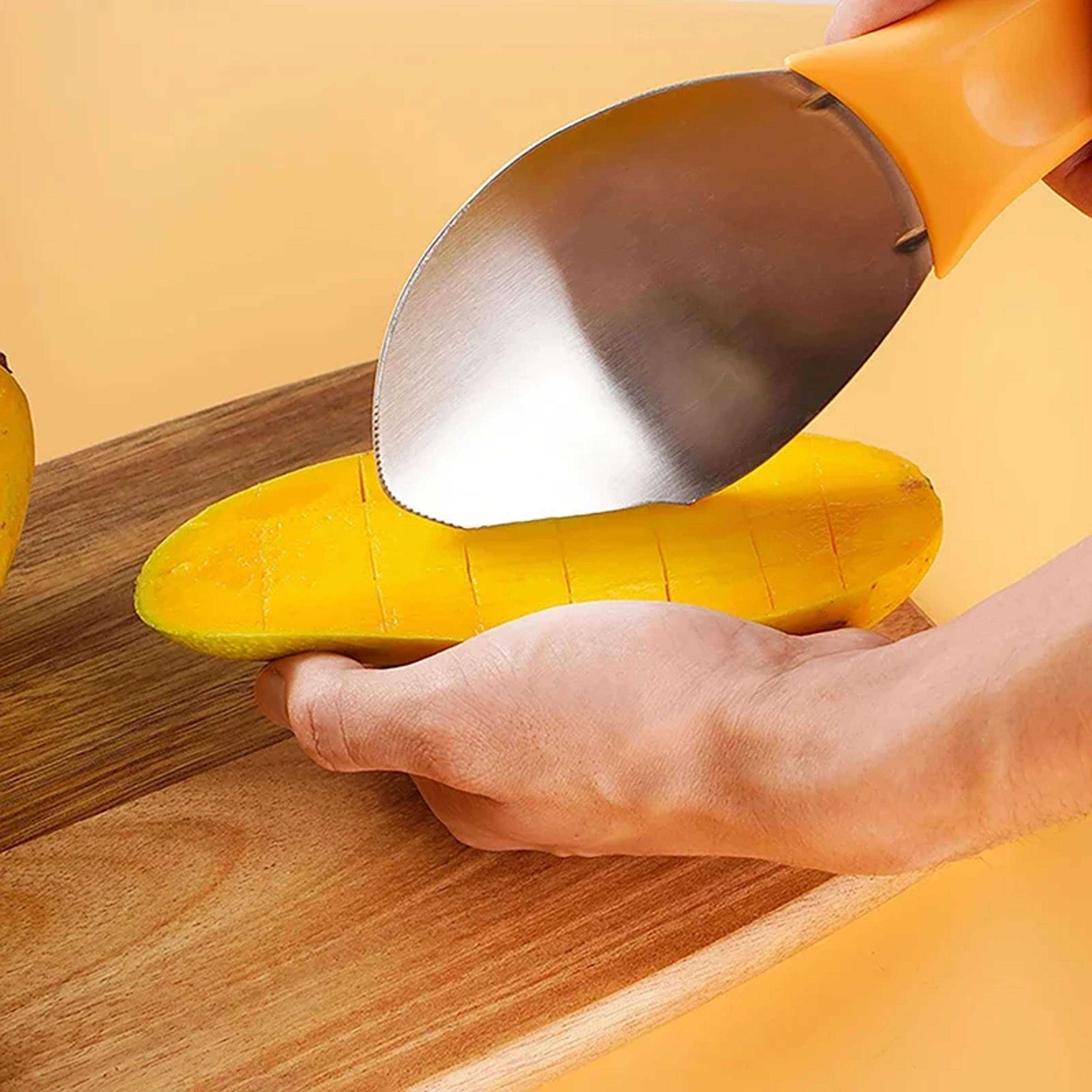 Easy Scoop Mango Slicer  Fruit Cutter For Mango Watermelon And More 2