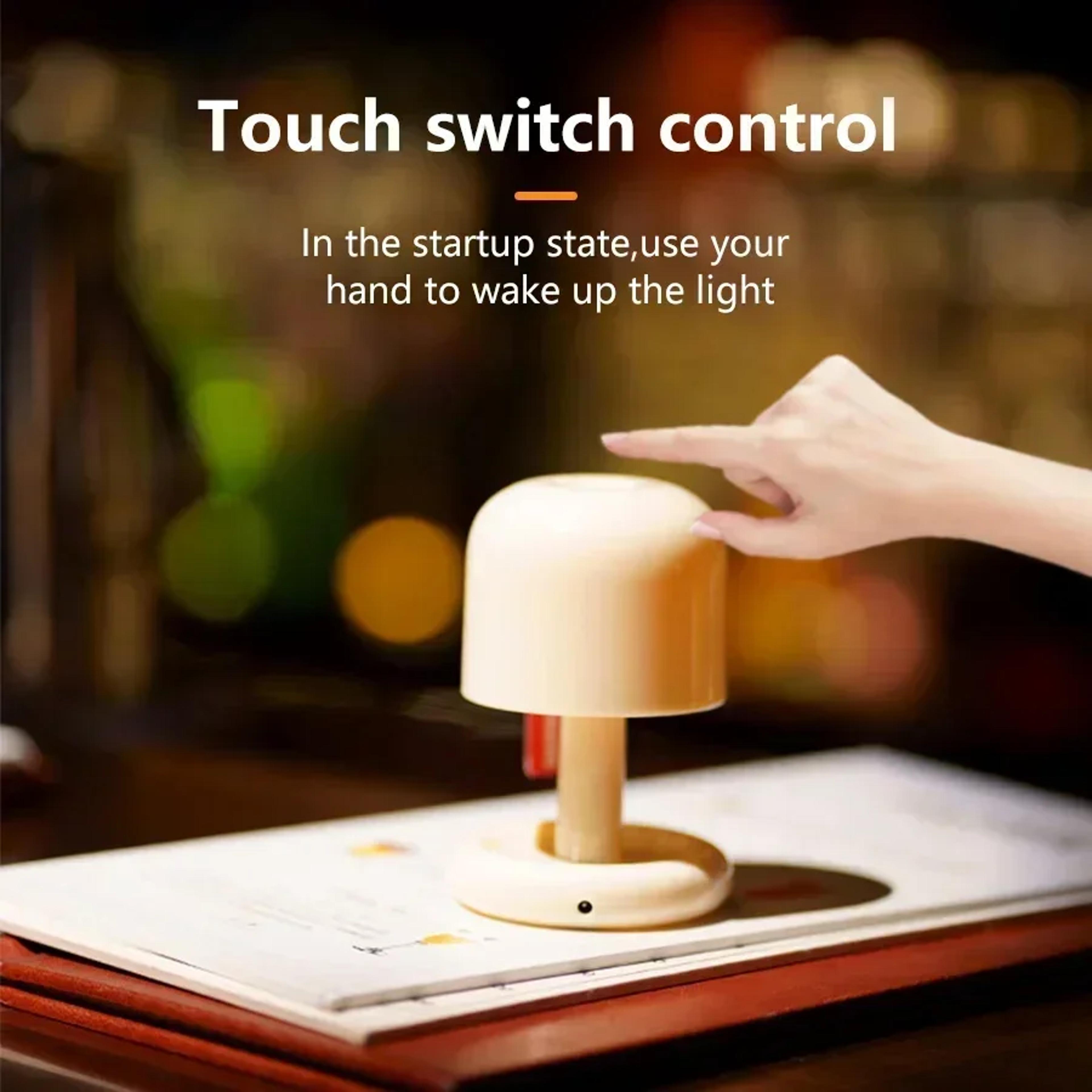 USB Rechargeable Desktop Night Light Mini Sunset Projection Lamp Mushroom Style Creative LED For Be 5