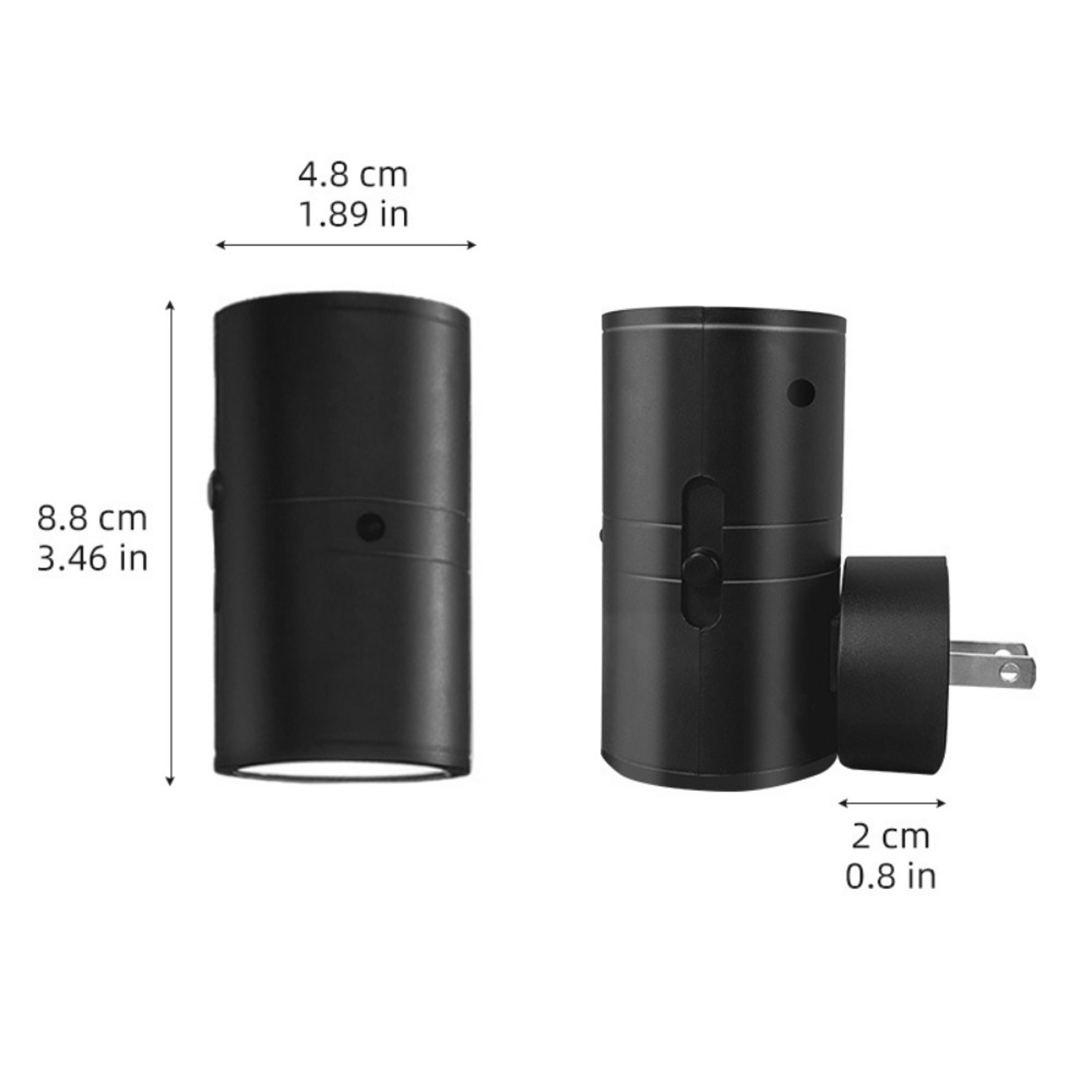 Dimmable LED Night Light Plug Into Wall With Adjustable Brightness And Light Sensor For Bedroom And 4
