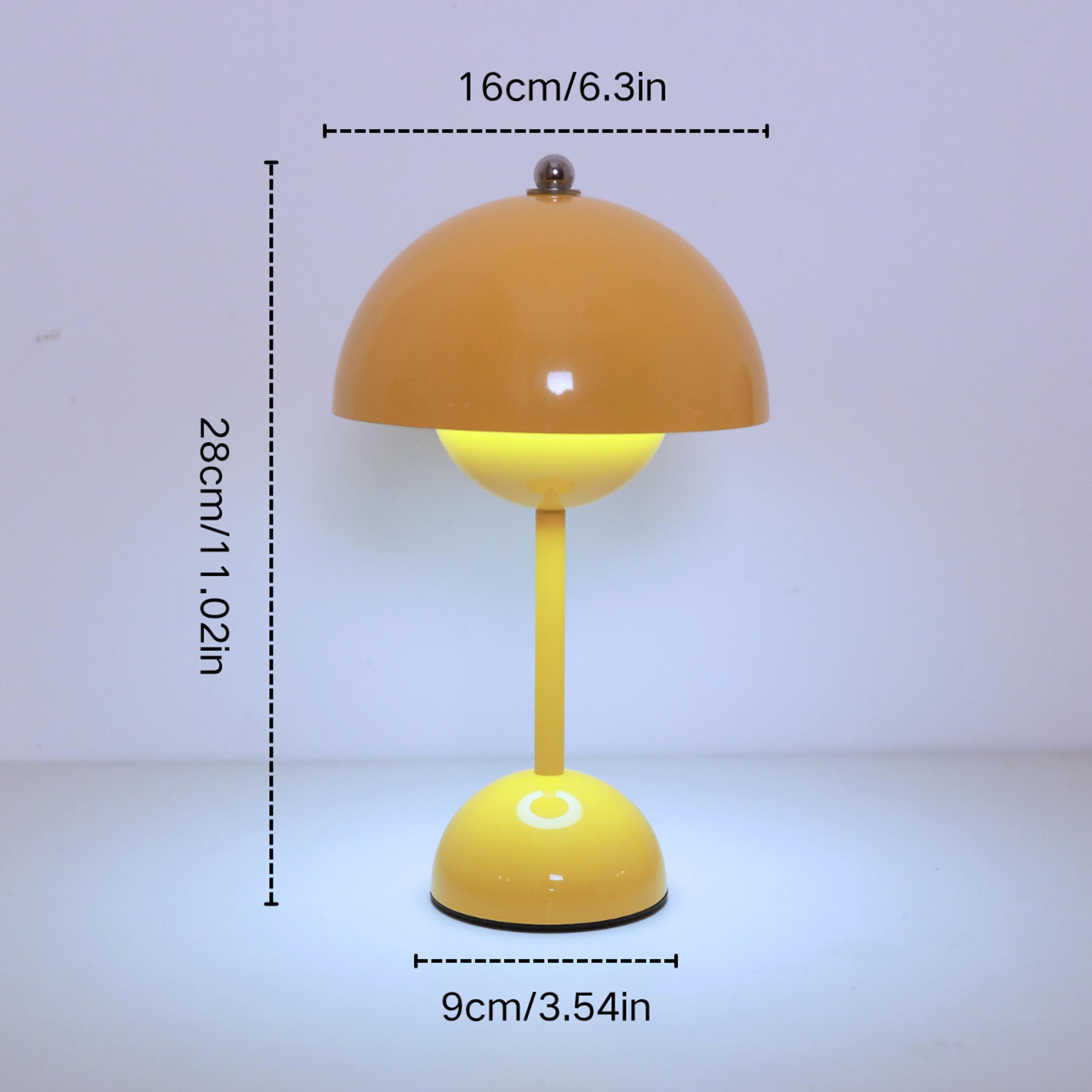 Rechargeable Flower Bud Desk Lamp Touch Sensing Control For Bedside Living Room And Hotel Decor 2
