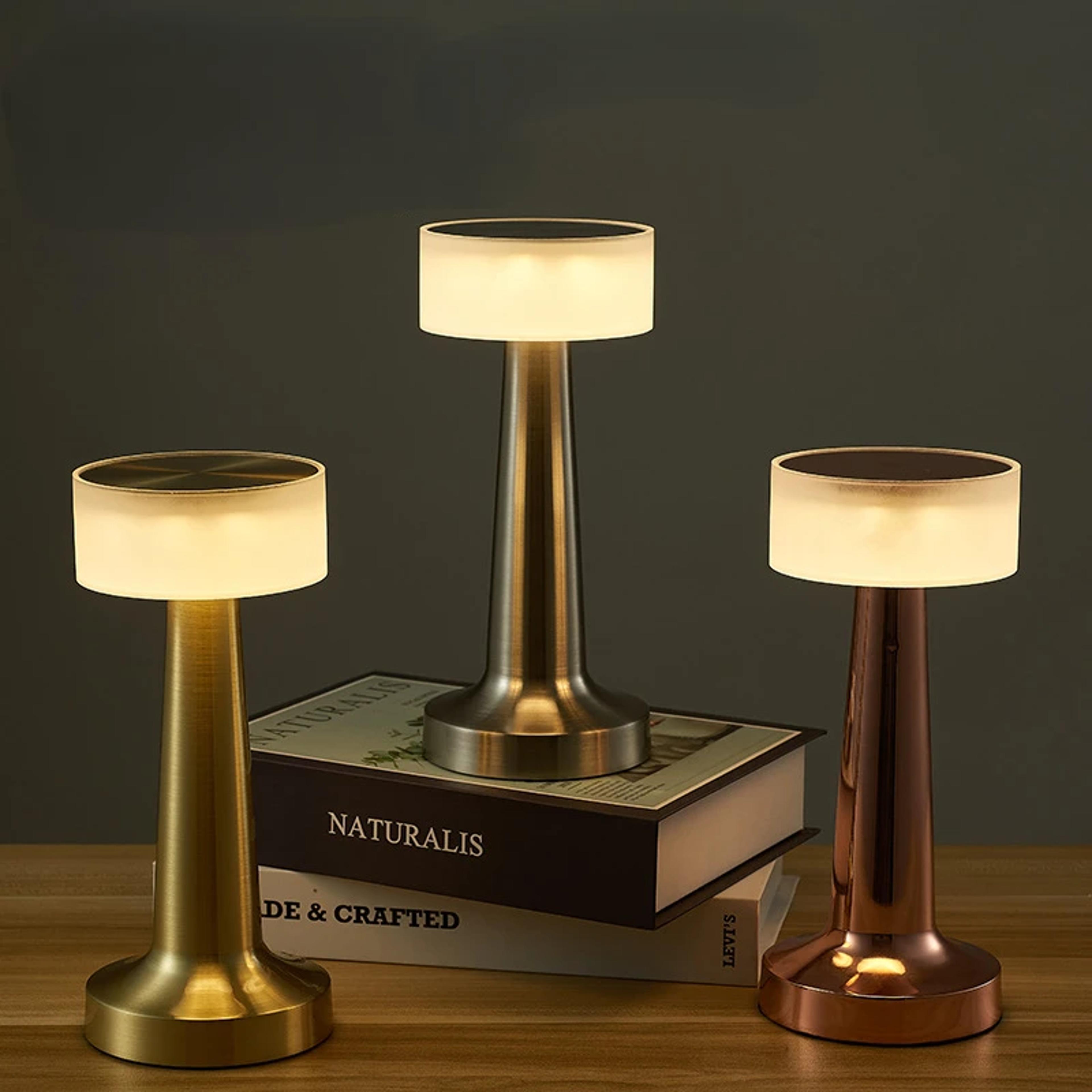 Rechargeable LED Bar Table Lamp Touch Sensor Wireless Night Light For Bedroom Desktop Decor 0