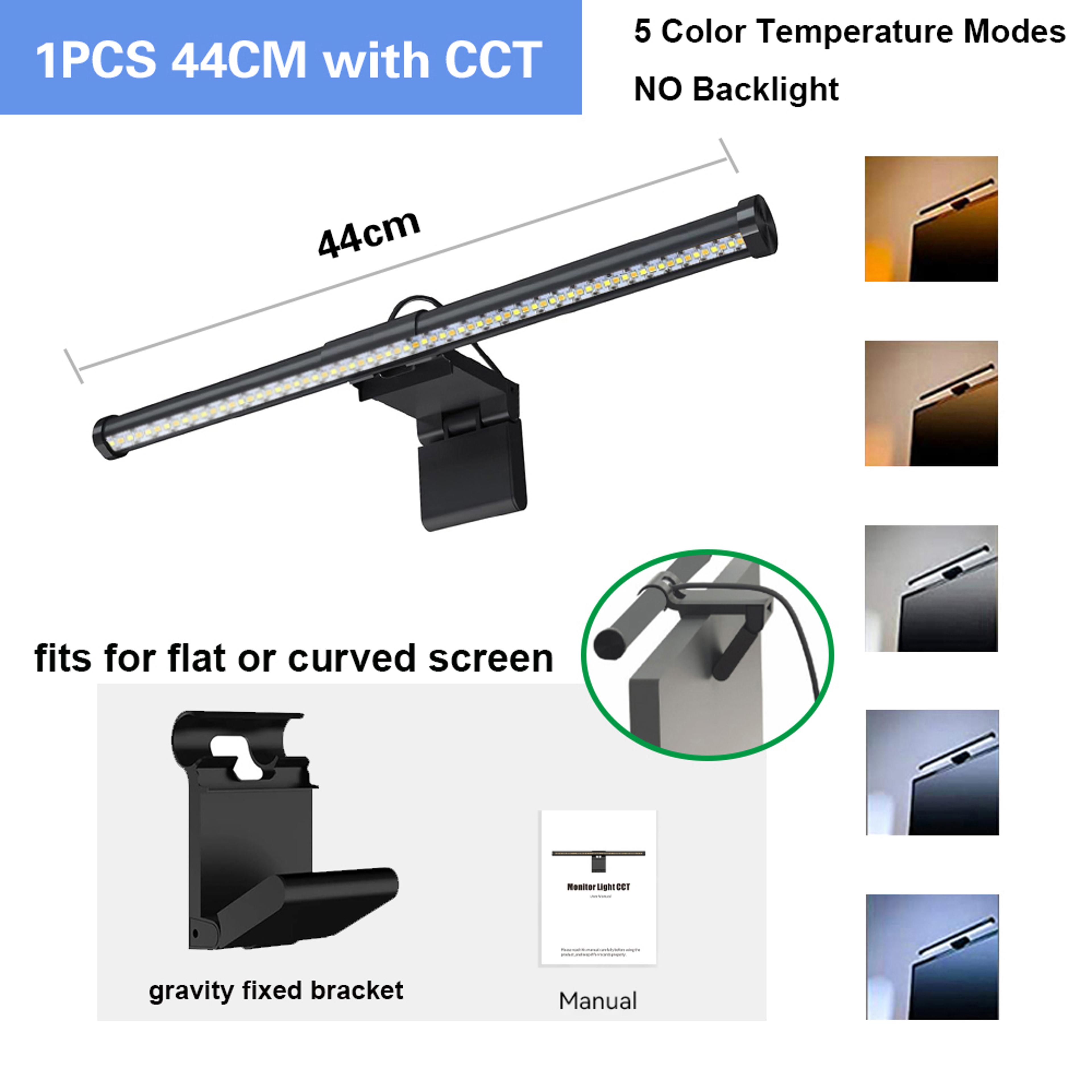 RGB Monitor Light Bar With Music Sync Mode PC Screen Lamp For Home Office Desk Gaming Setup Ambienc 7