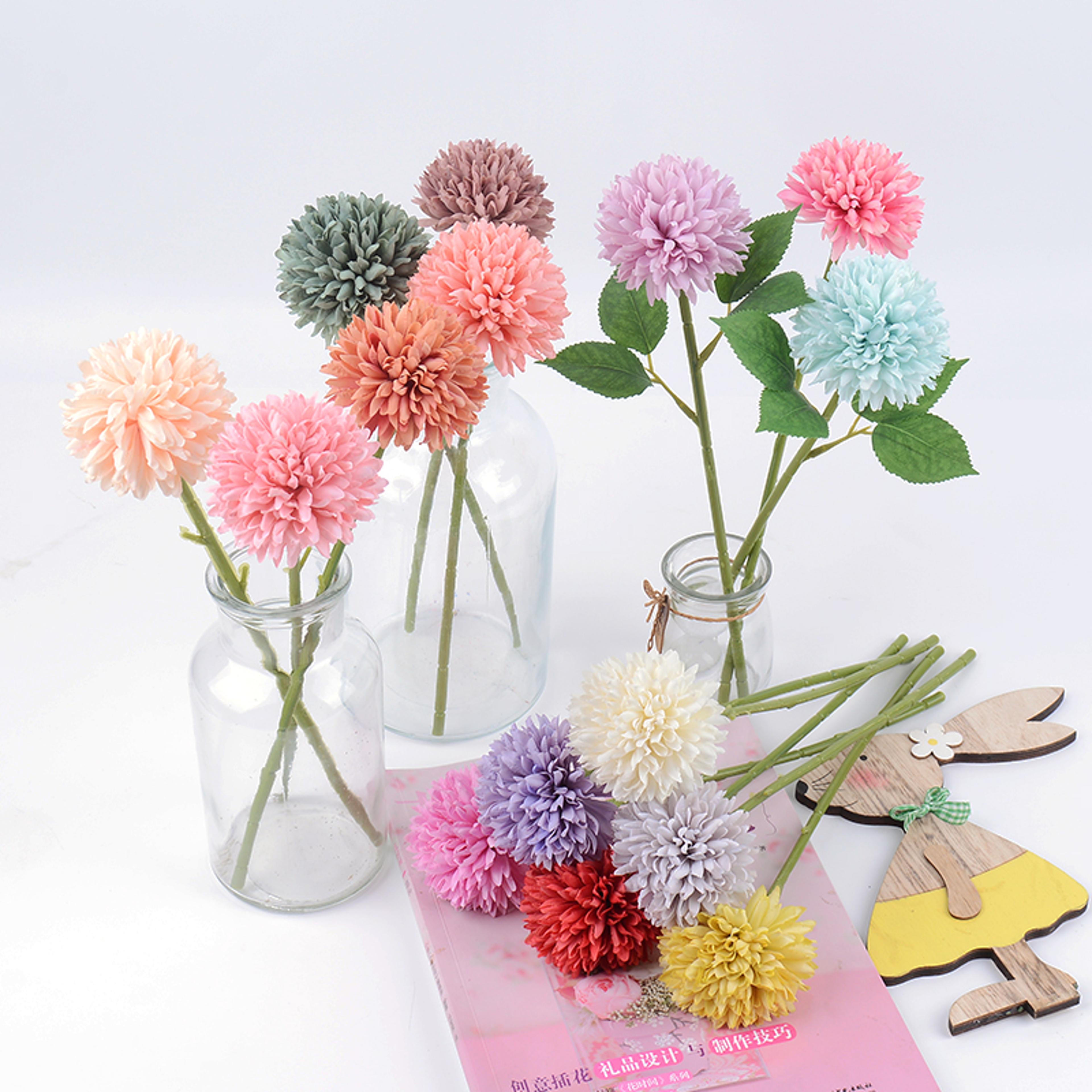 Artificial Flowers Bouquet Home And Wedding Decor Craft Vases Flower Arrangement Bedroom Decoration 1