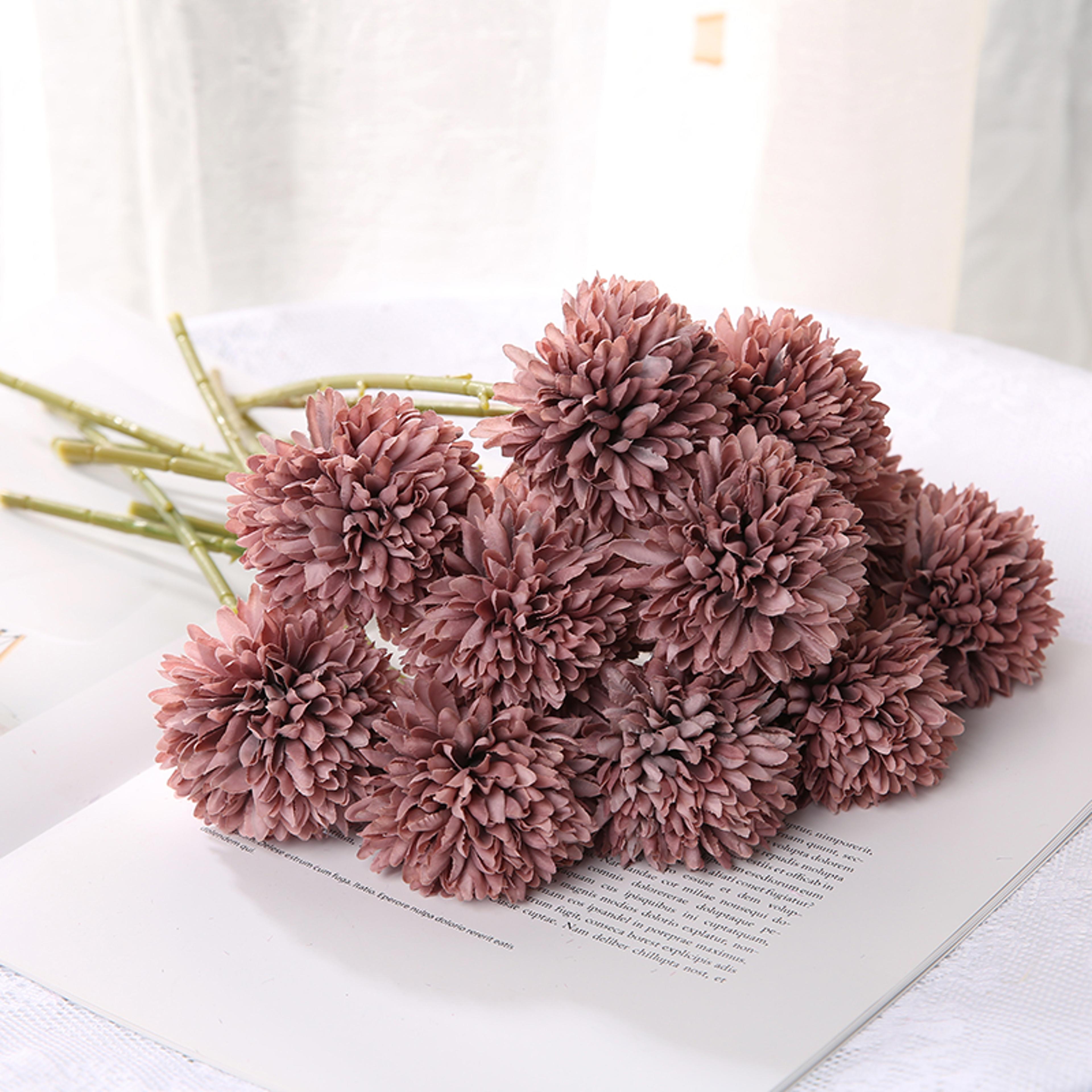 Artificial Flowers Bouquet Home And Wedding Decor Craft Vases Flower Arrangement Bedroom Decoration 15