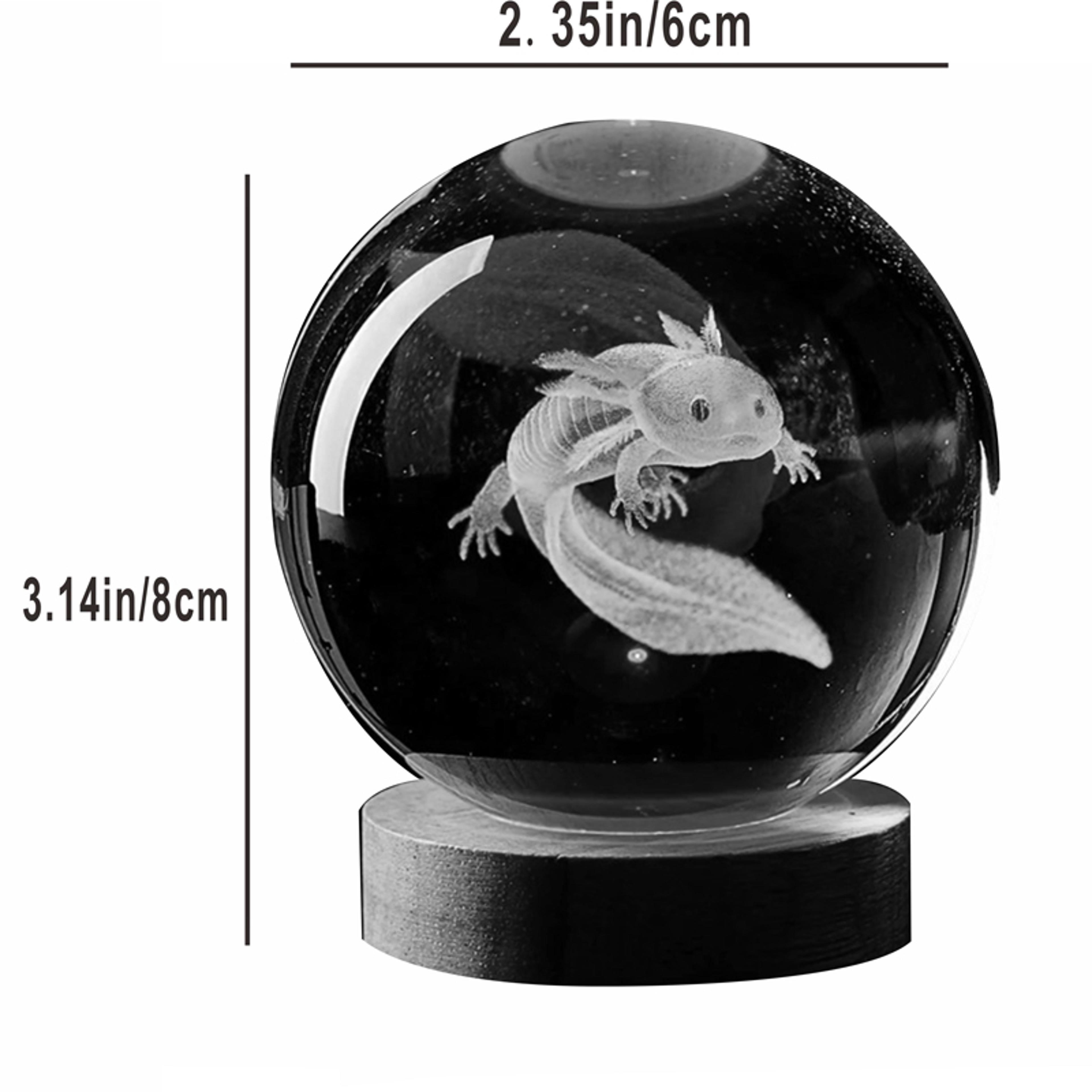 Personalized Laser Engraved Crystal Ball Coloured Night Light Unique Gift For Wife Girlfriend Home  4