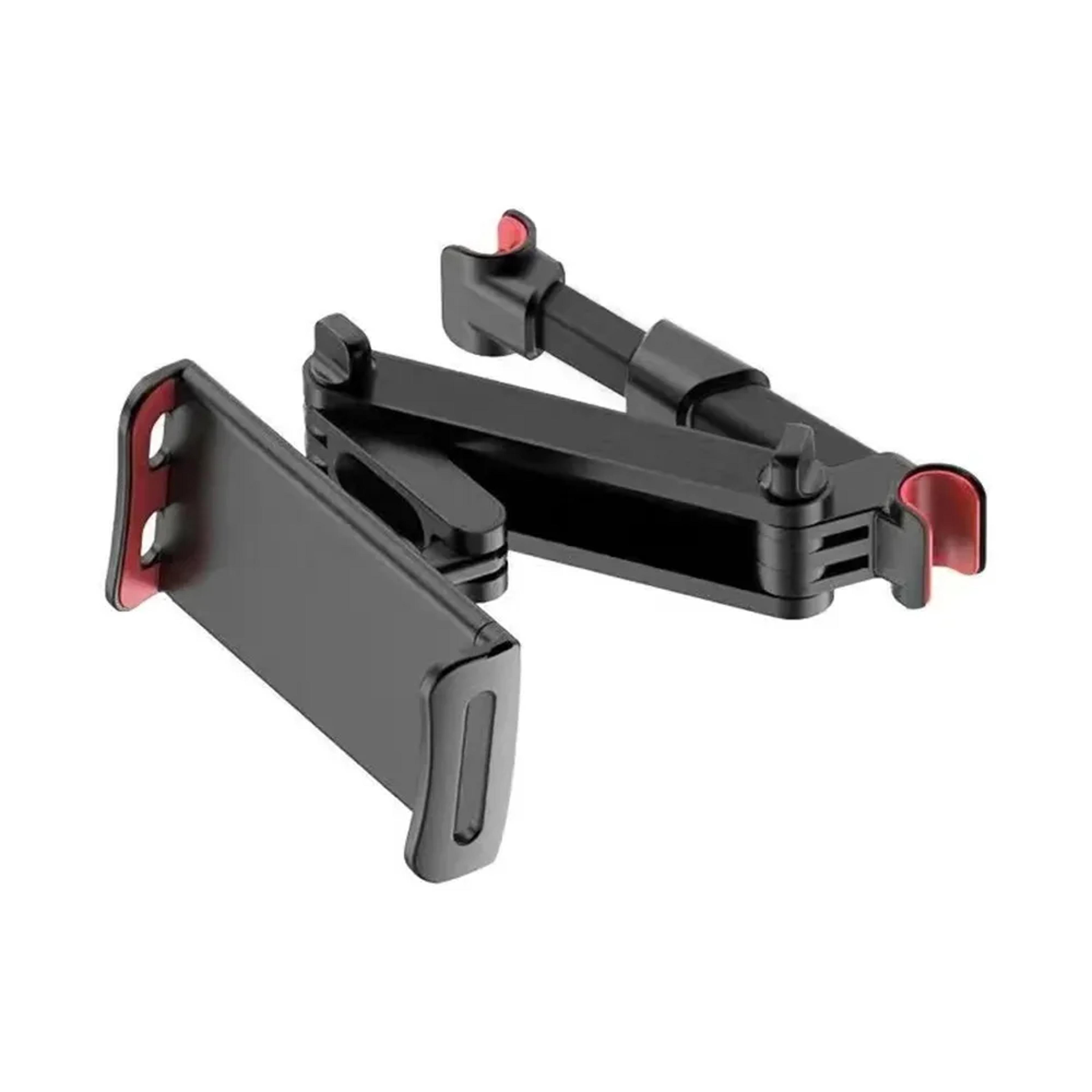 Rotating Seat Headrest Bracket Telescopic Car Rear Pillow Phone Tablet Holder For Kids Travel 9