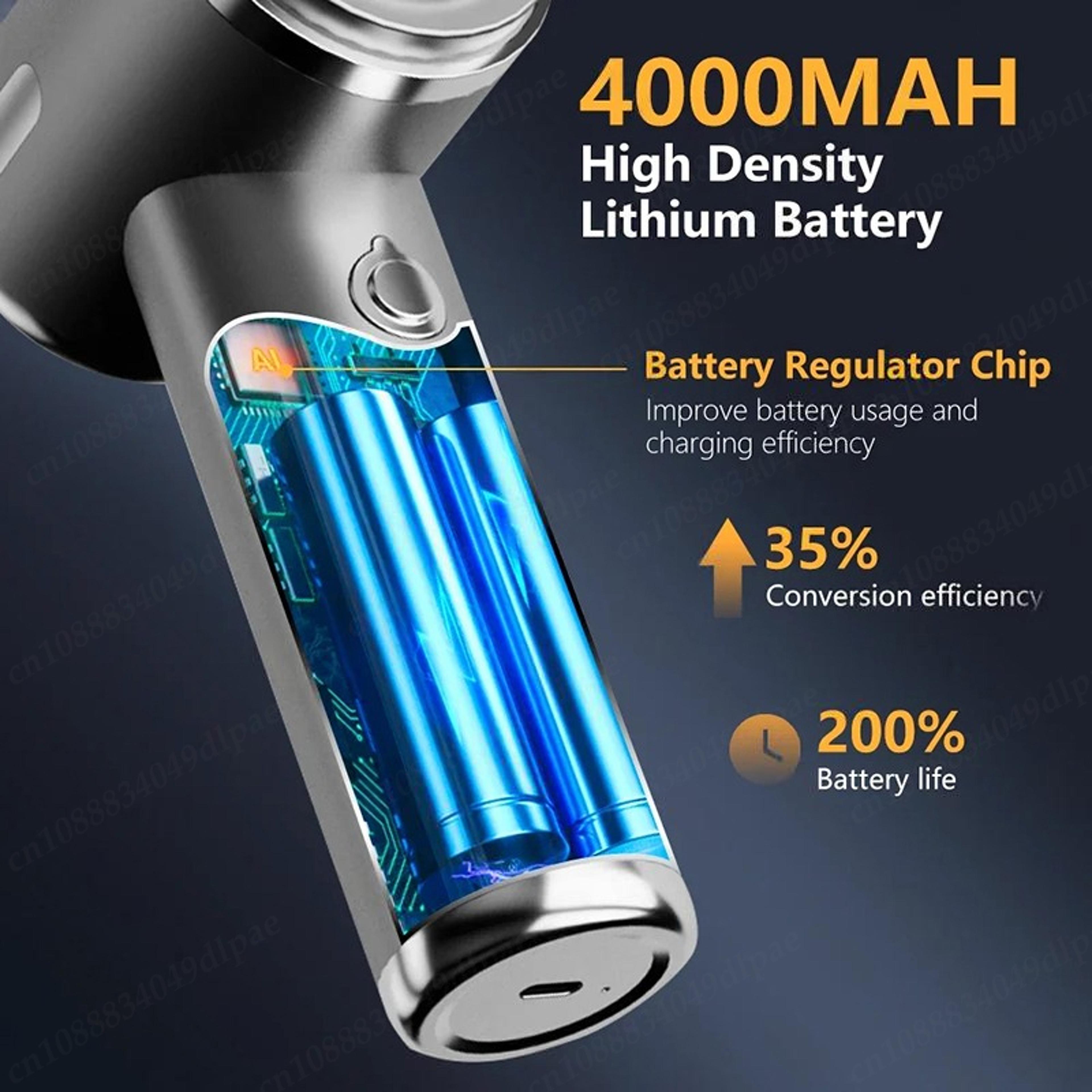 Portable Wireless Vacuum Cleaner PA Blow Suck Pump Super Powerful Car Vacuum Charge 2