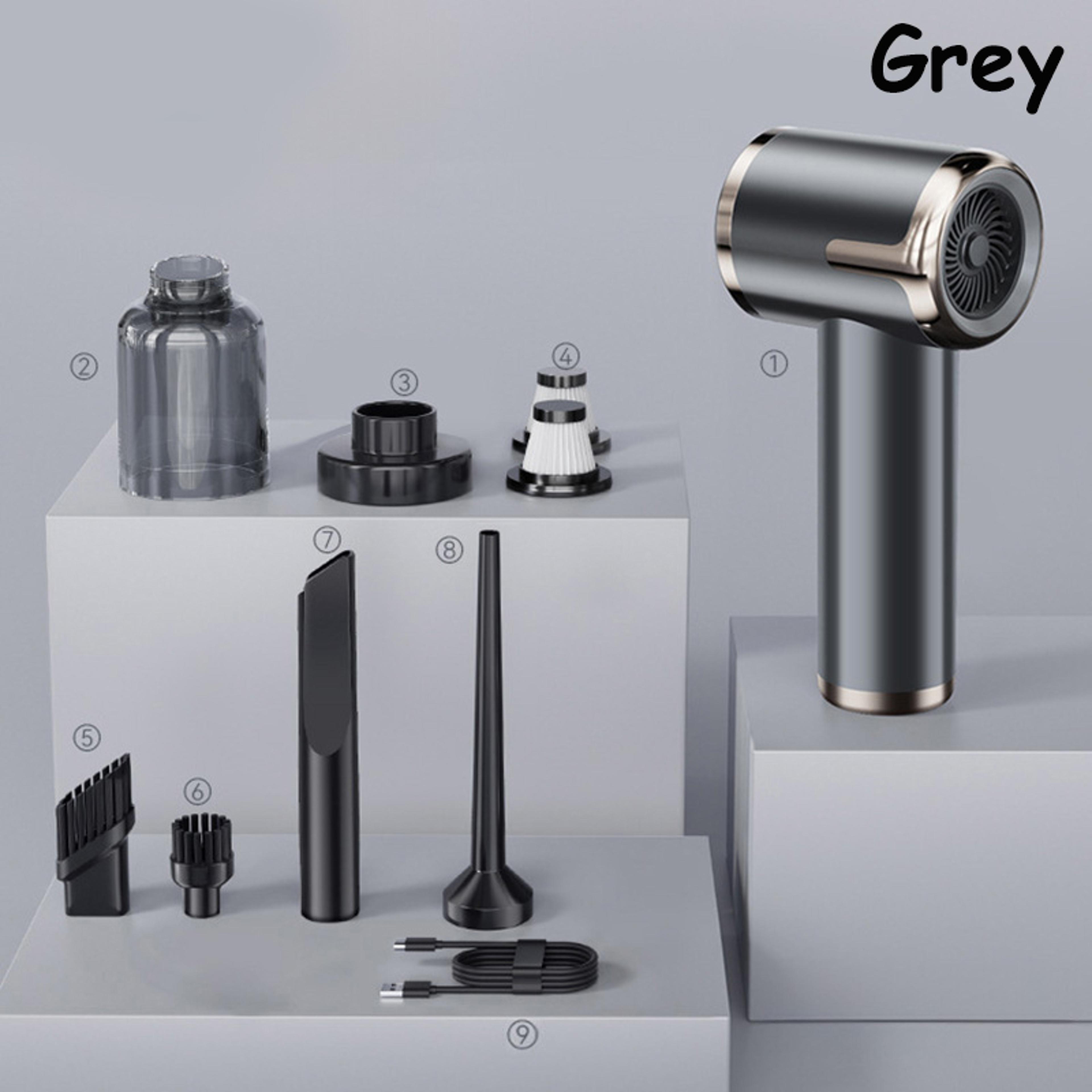 Portable Wireless Vacuum Cleaner PA Blow Suck Pump Super Powerful Car Vacuum Charge 8