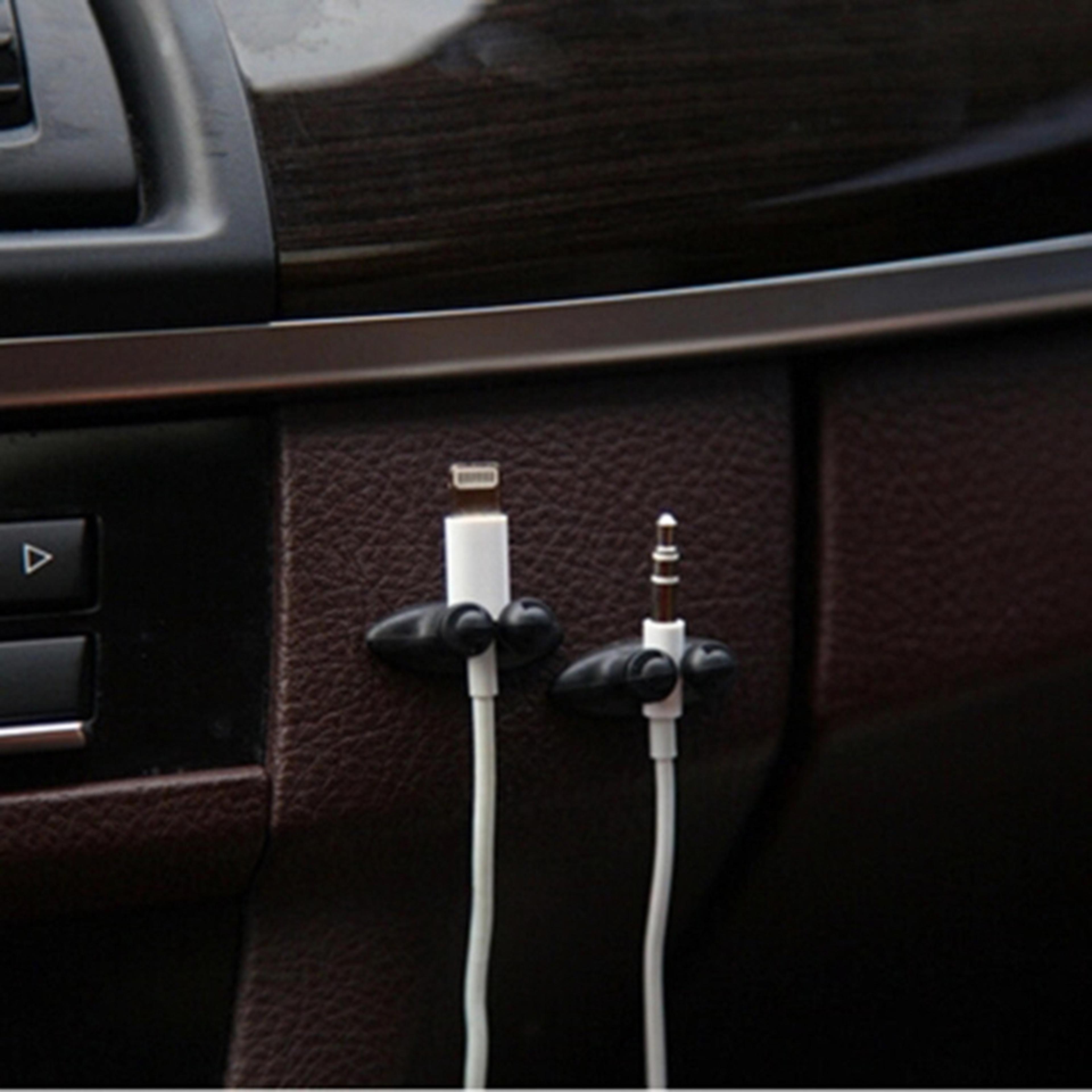 charger line usb cable clip set, car accessories sticker for bmw