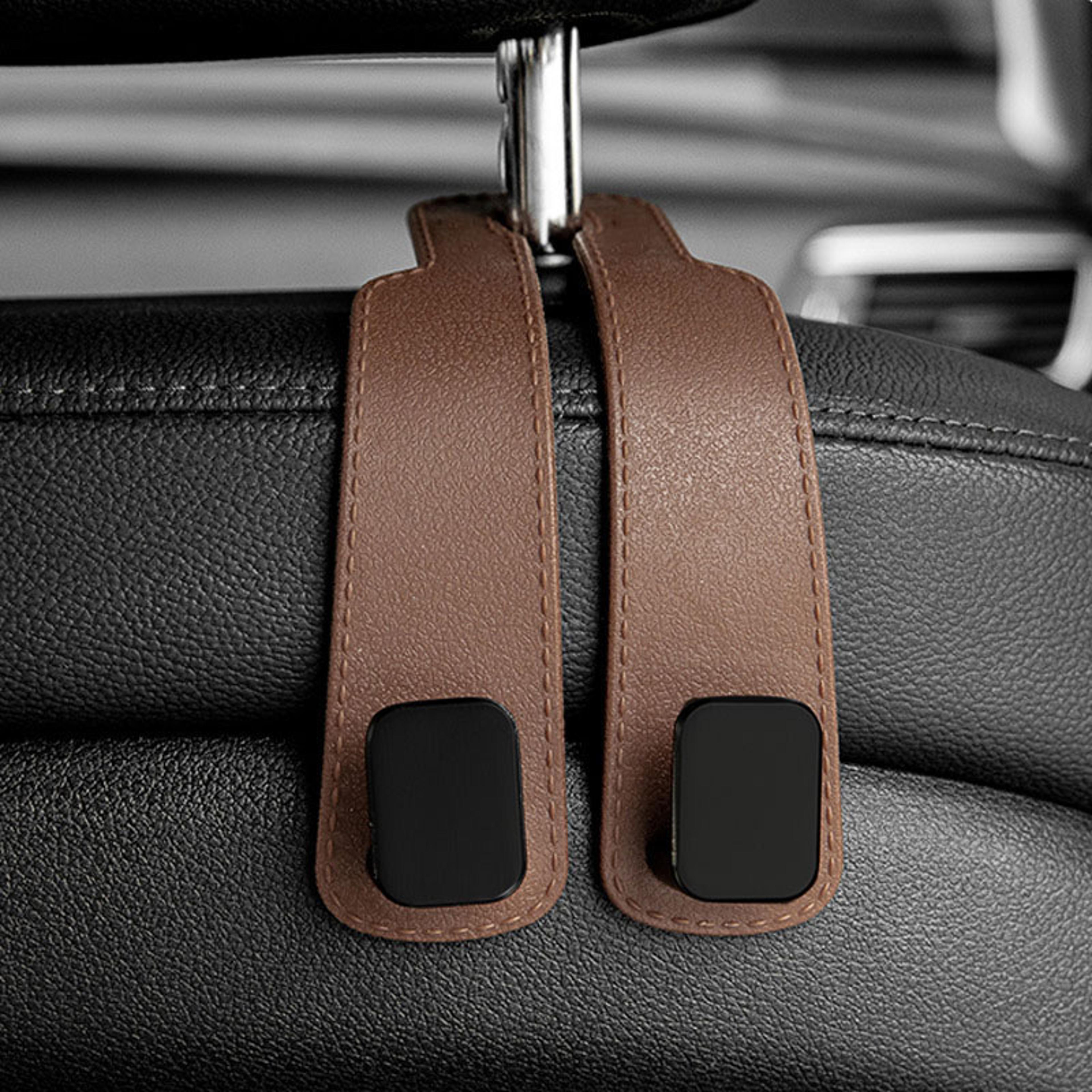 Seat Back Organizer Car Headrest Hooks Bag Hanger Auto Fastener Clips Holder Hooks 4