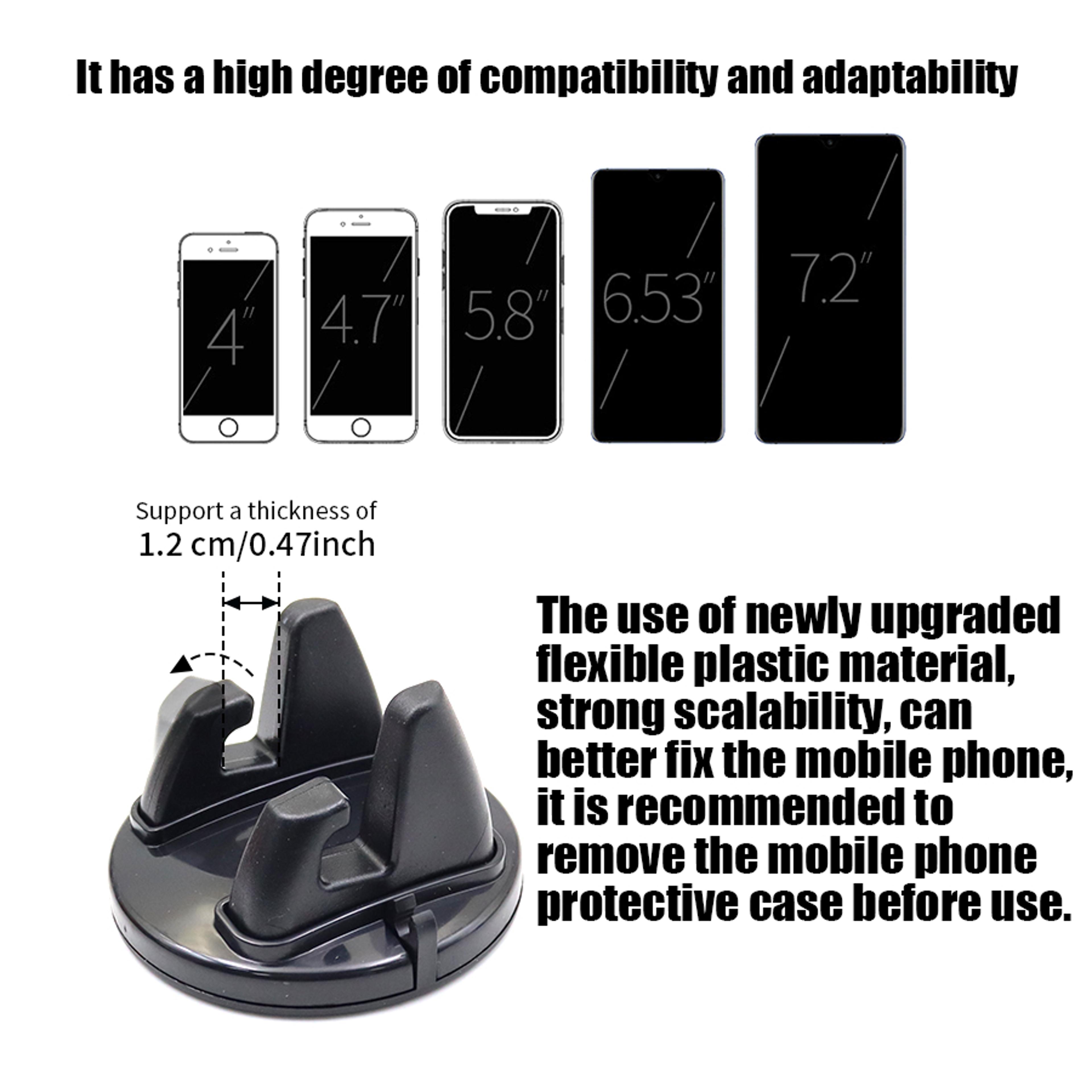 Universal Car Phone Holder 360 Rotatable Mount Bracket Non Slip Dashboard Stand GPS Navigation Car  4