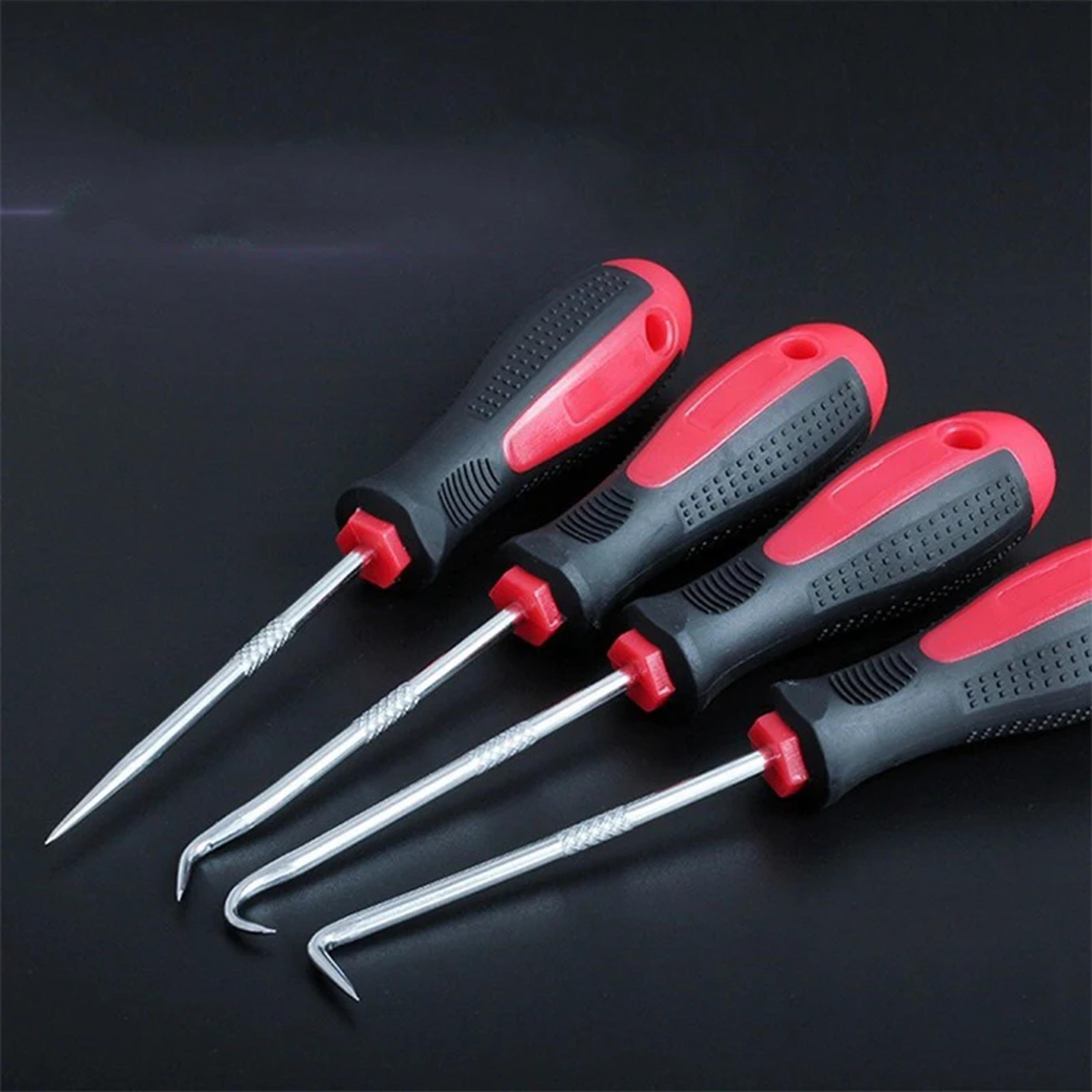 auto repair tools kit, ring seal gasket puller remover, car pick hook set, oil seal screwdrivers