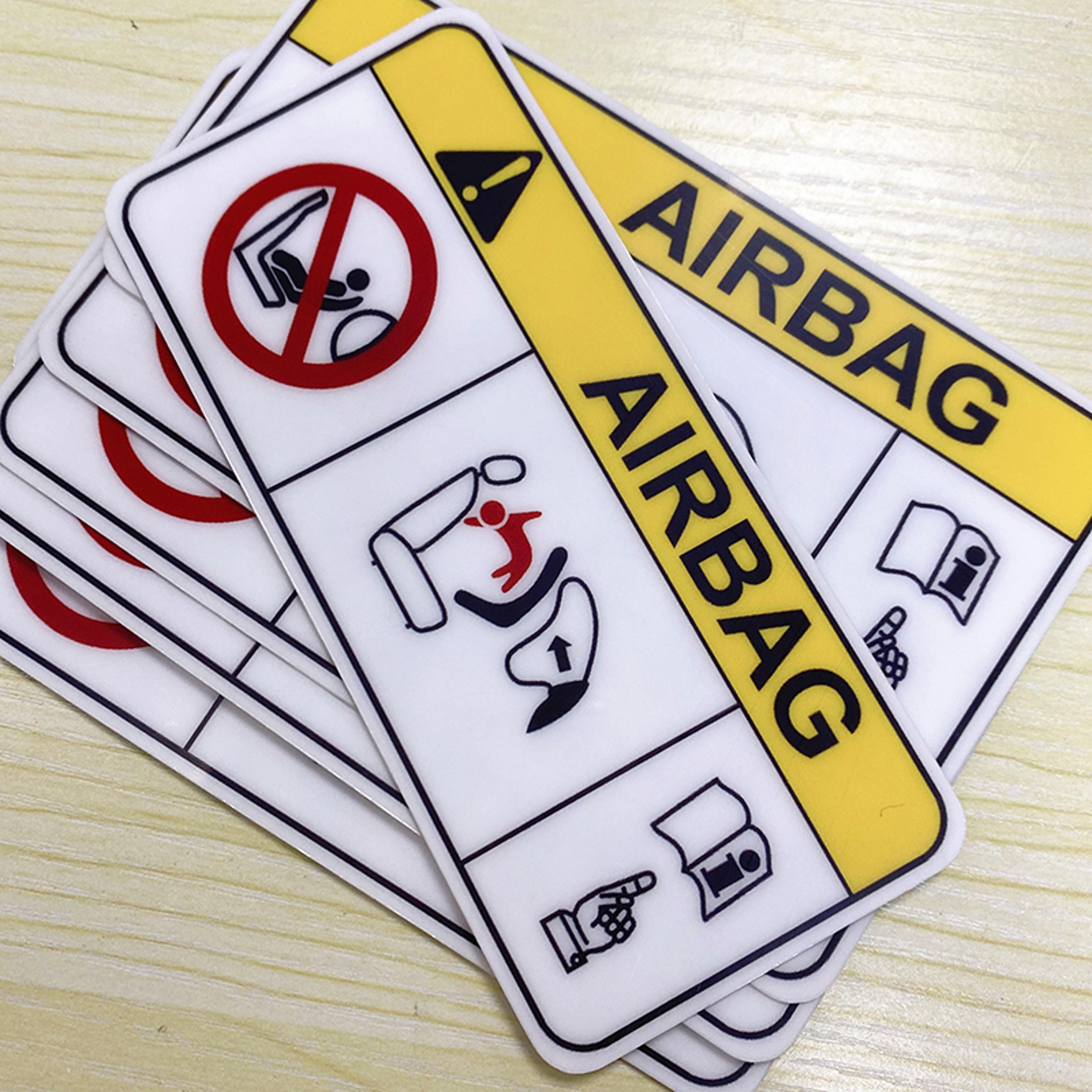 waterproof airbag car stickers, vinyl decal pegatinas para coche, diy car accessories styling