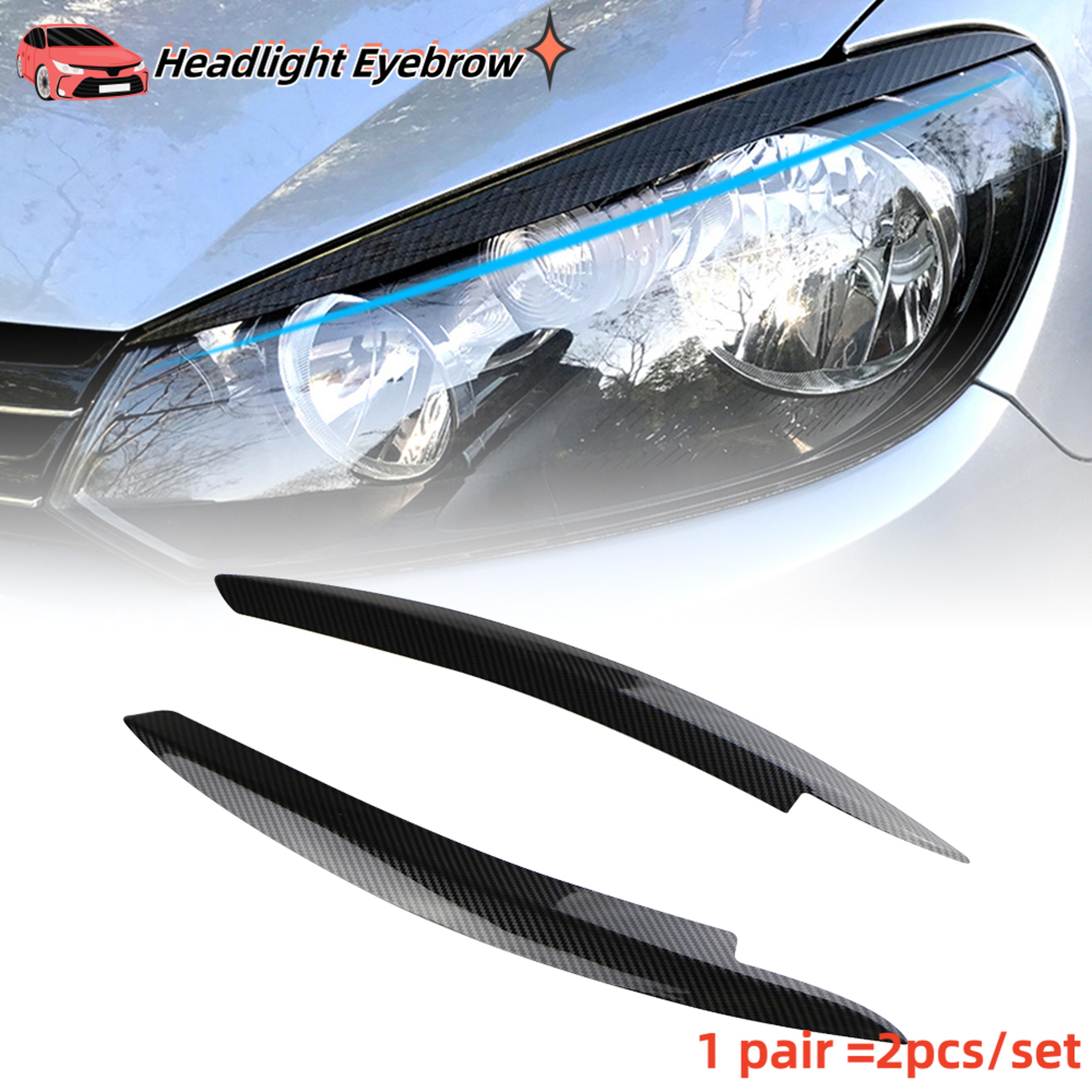 Volkswagen VW Golf Head Light Eyelids ABS Eyebrow Cover Trim Car Headlight Decoration Stickers 3