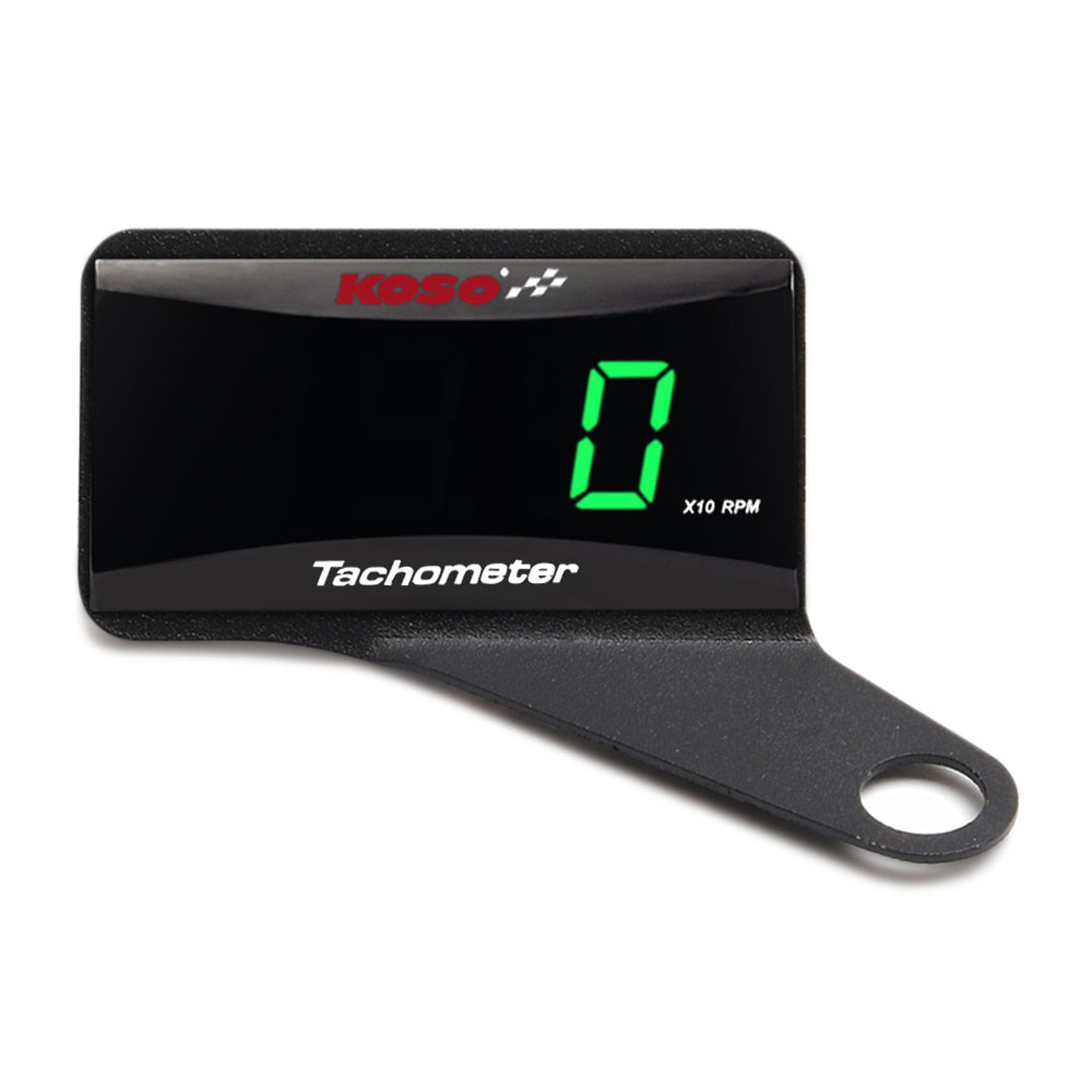 Motorcycle RPM Mini Meter Universal LCD Digital Tachometer Gauge Engine Tach Meter Display 6
