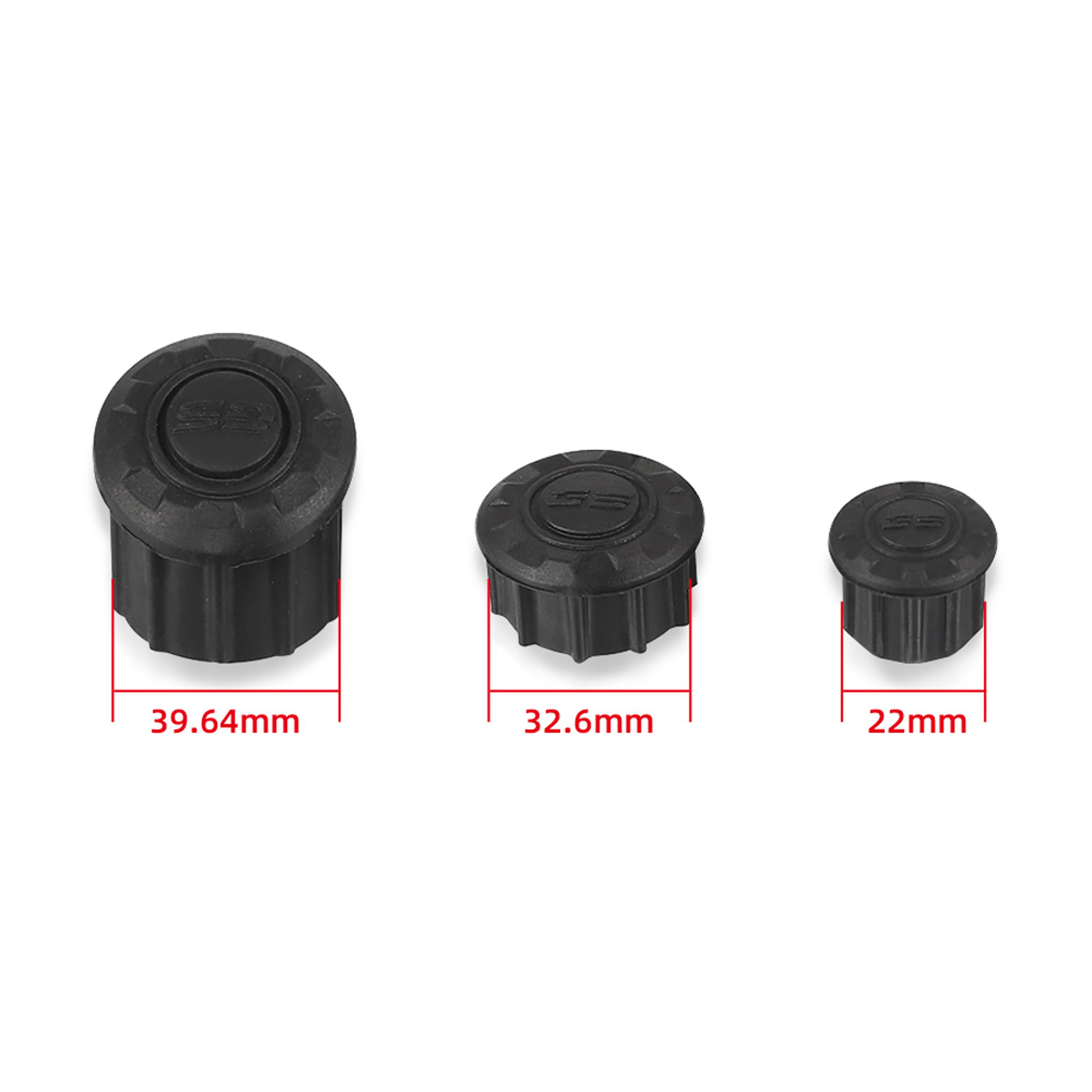 Motorcycle Frame Hole Caps Cover Plug Durable Frame Protector Kit Easy Install Fit 3