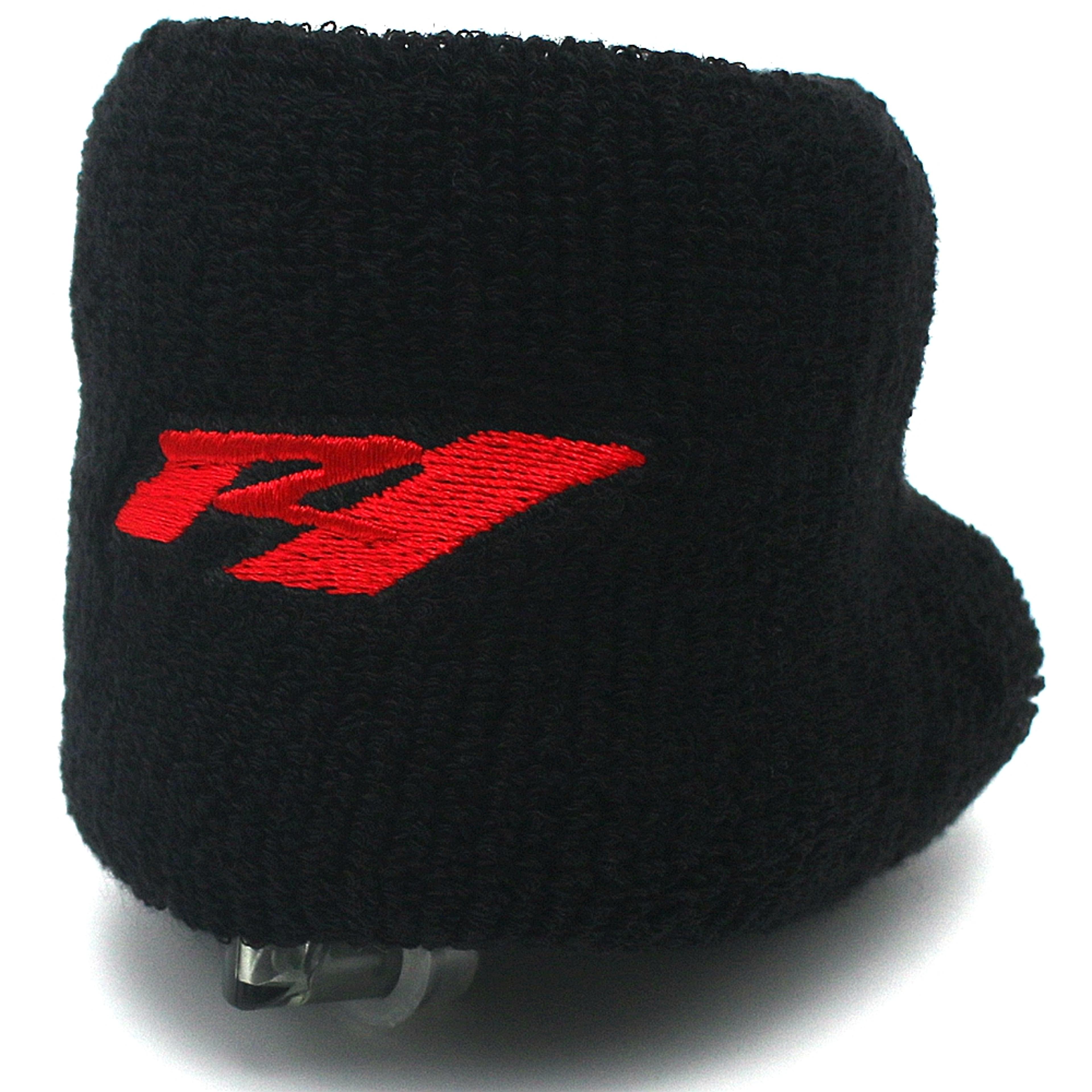 Motorcycle Brake Reservoir Sock Cover 3D Oil Fluid Tank Protector Premium Front Reservoir Guard 2