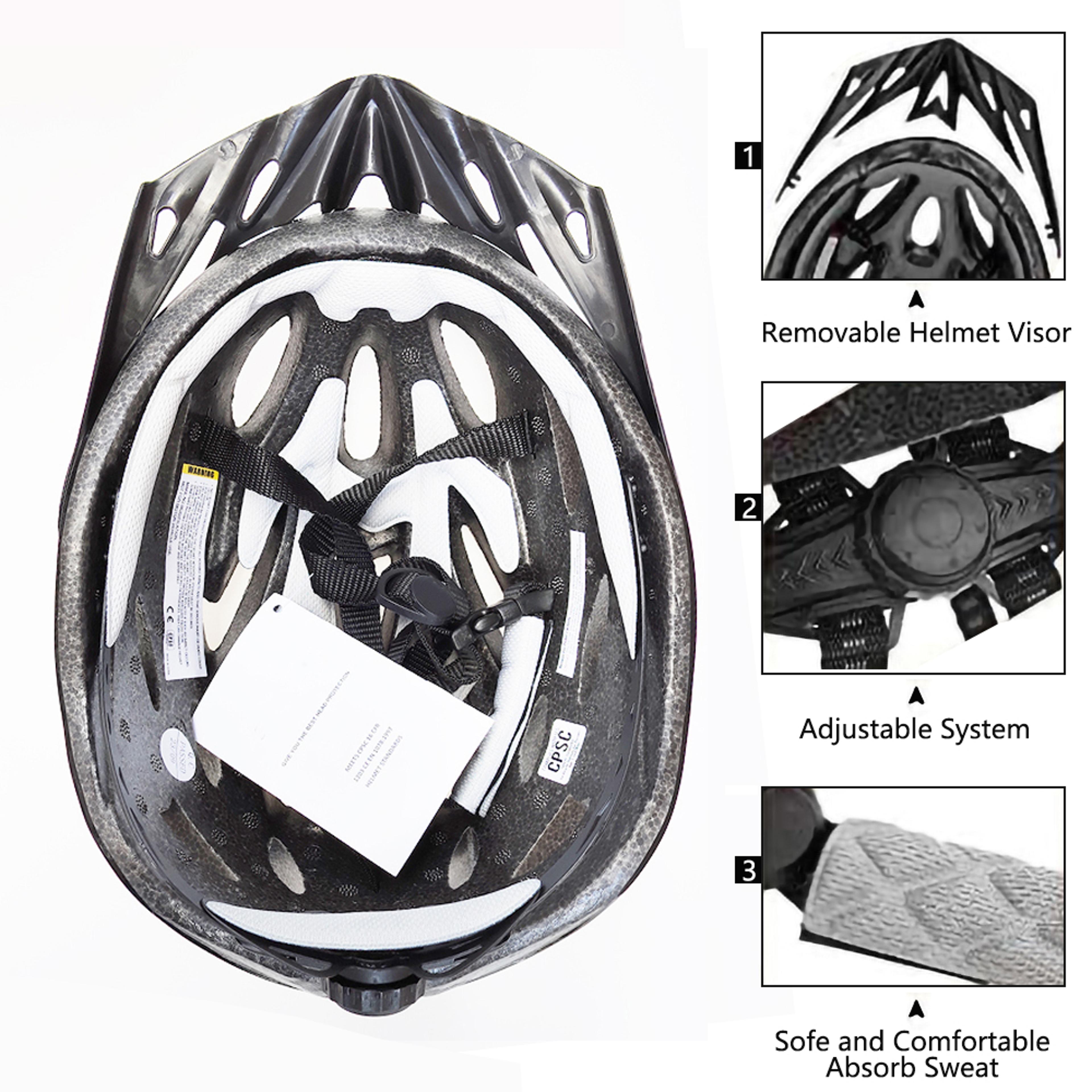 Lightweight Hollow Bicycle Helmet Safety Head Protection Comfortable Lining For Men And Women Rider 1