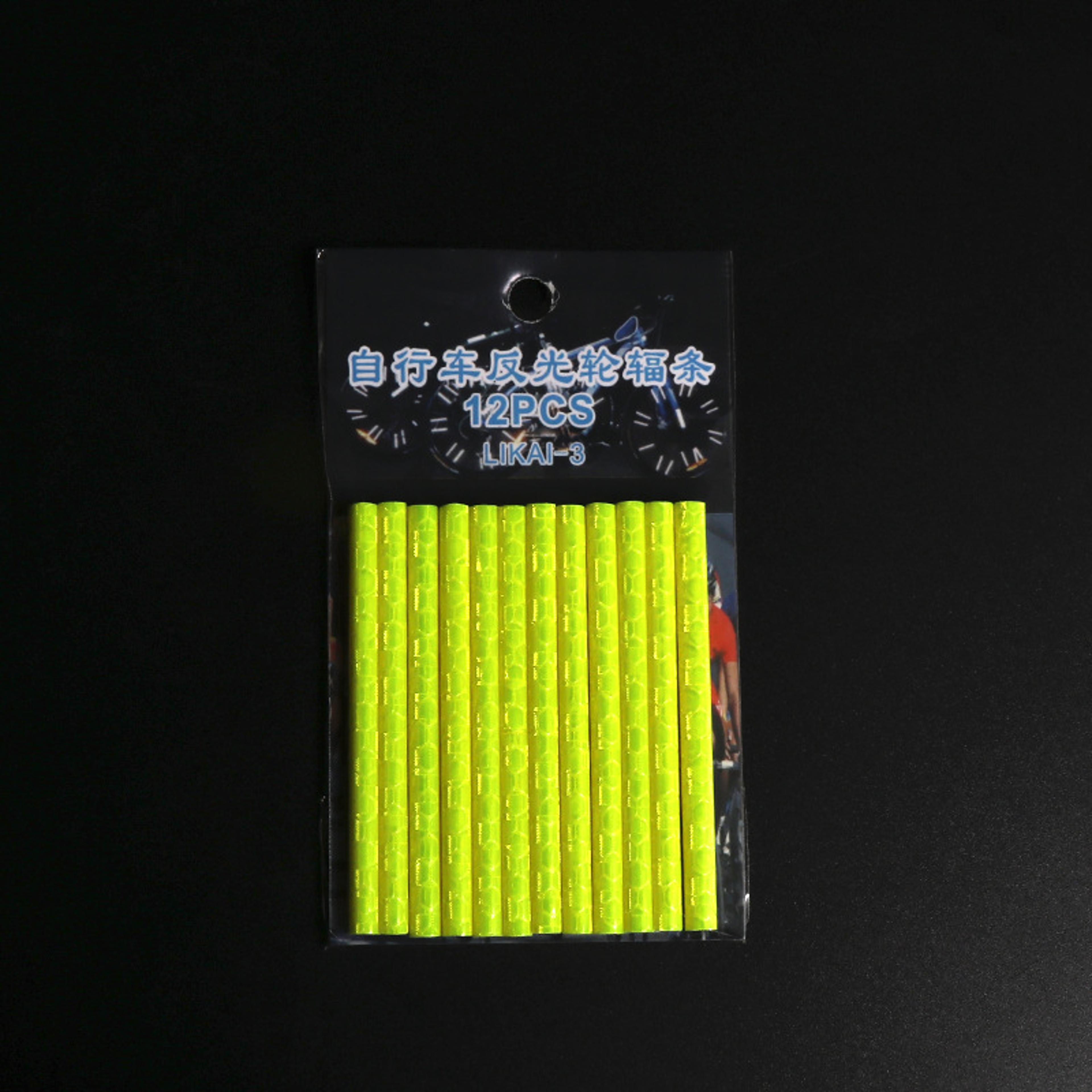 Bicycle Wheel Reflective Stickers Bag Spoke Tube Strips DIY Cycling Reflector Safety Warning Light  5