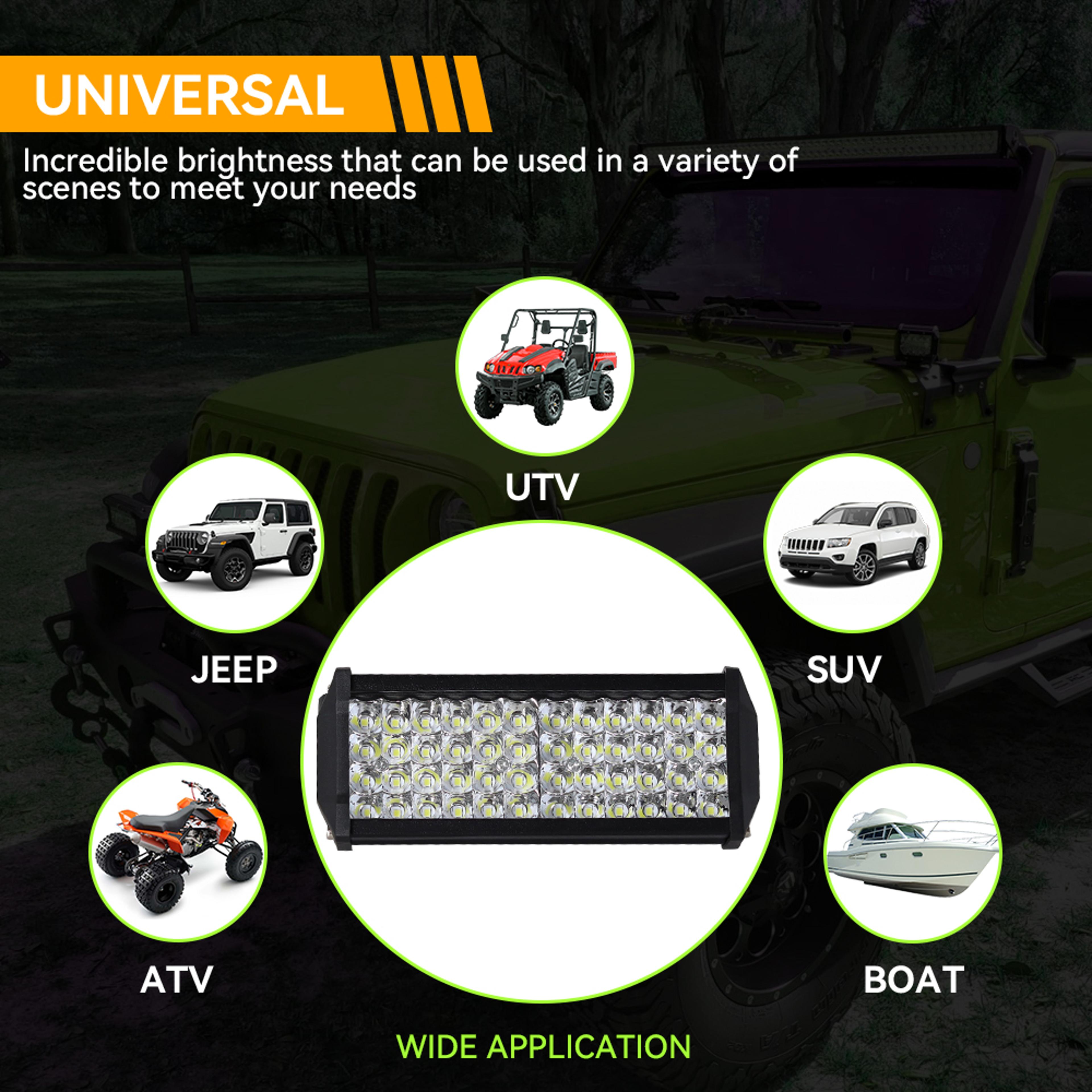 Offroad LED Work Light Bar Sport Lamp Driving Truck Car SUV Boat Tractor Accessory Powerful LED Hea 2
