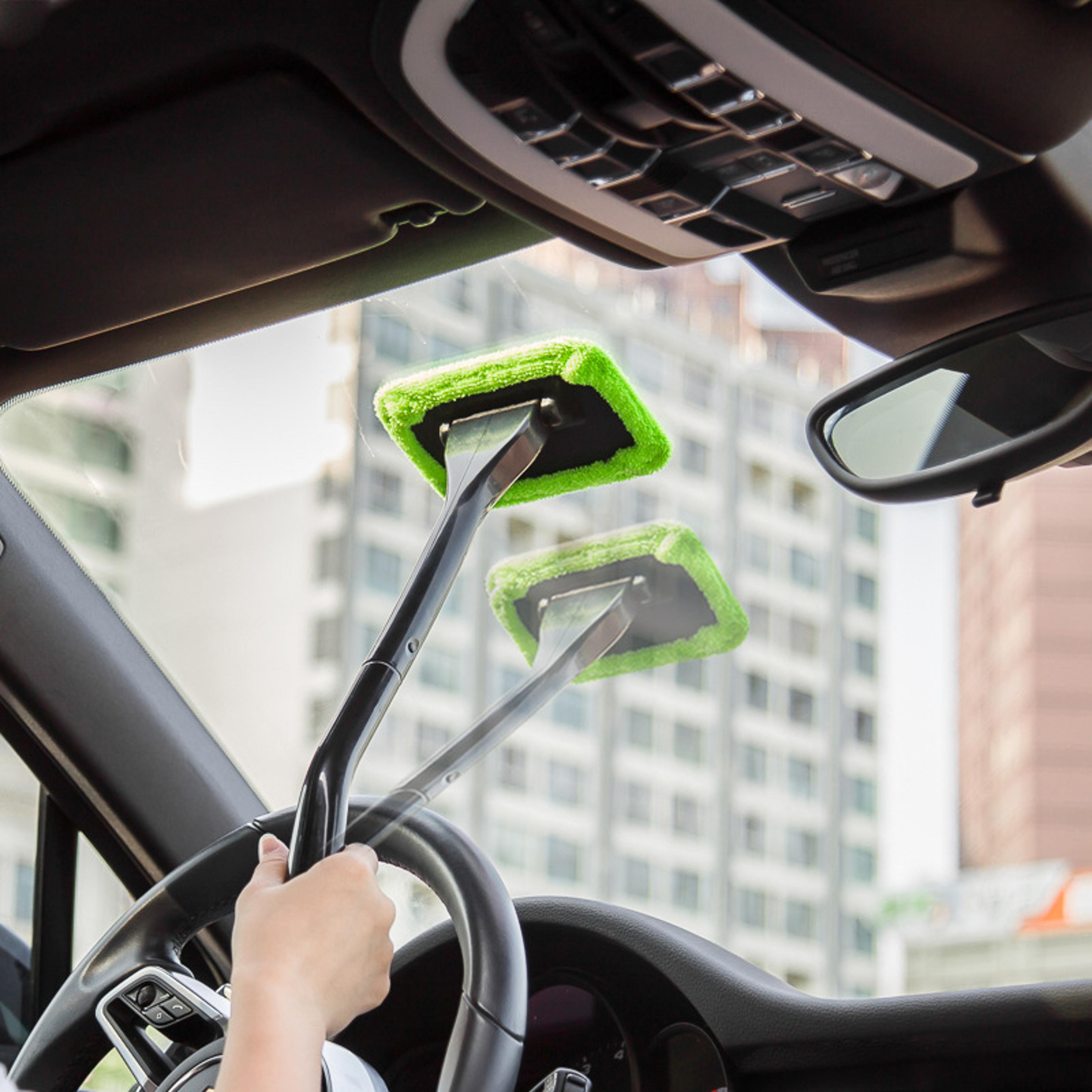 car cleaning brush accessories, window sticker for renault duster, megane, logan clio, laguna sandero scenic captur