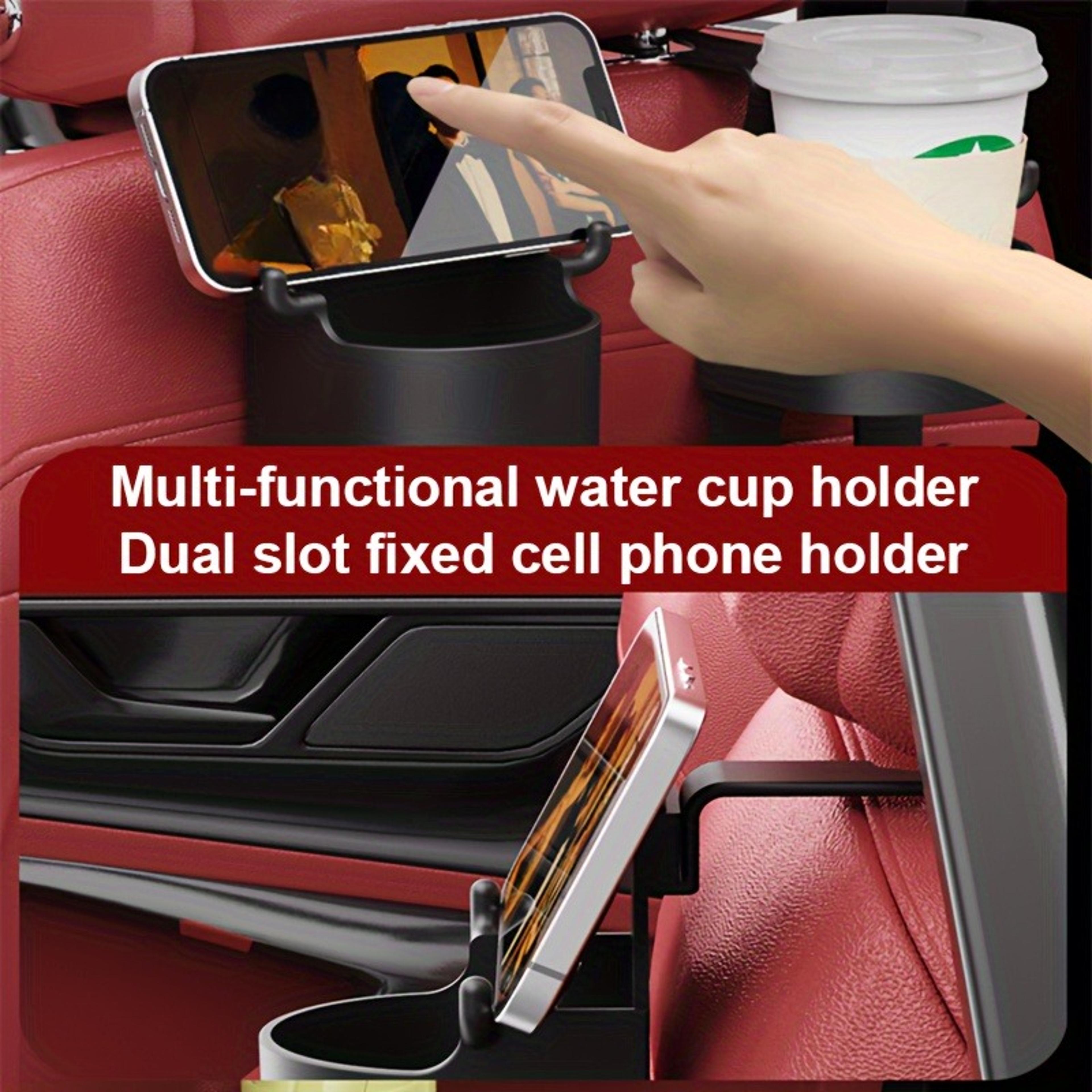 Rear Car Seat Cup Holder Multi Functional Hook Organizer Creative Car Water Cup Holder Car Interior 2