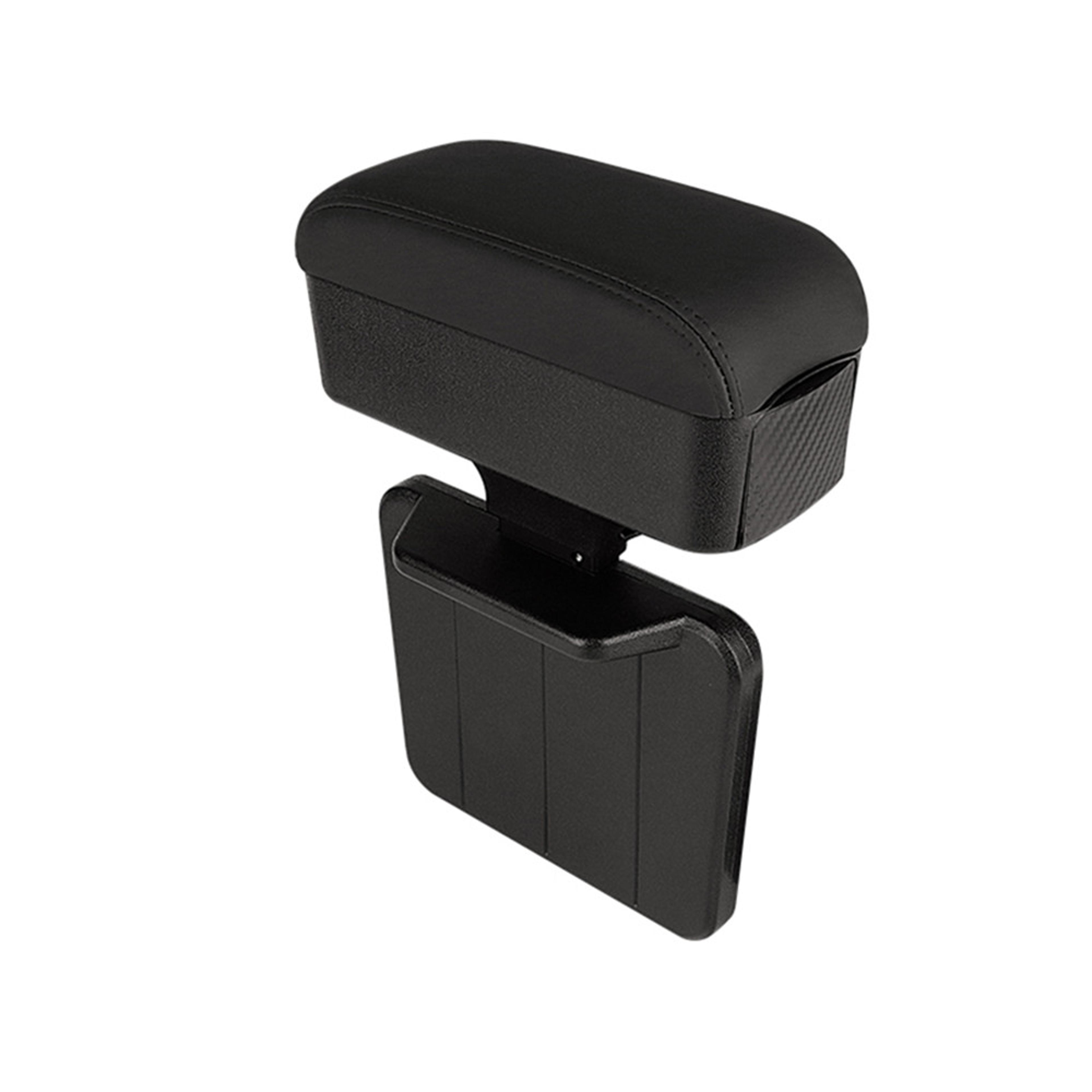Car Center Console Gap Organizer Height Adjustable Liftable Tray Armrest Pad Elbow Support Storage  7