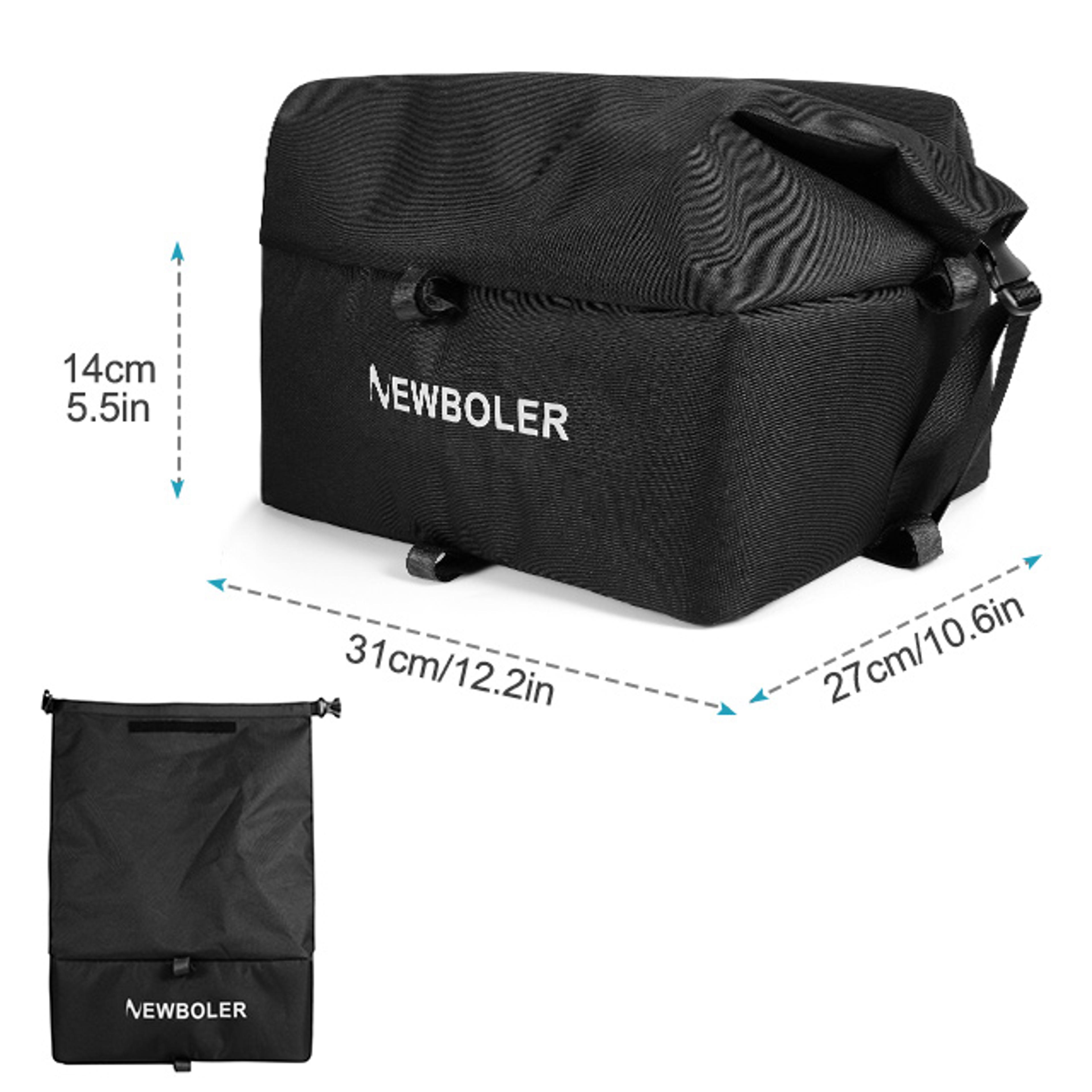 Bicycle Cargo Rack Bag Rear And Front EBike Basket Large Capacity Bike Basket For Travel And Daily  7