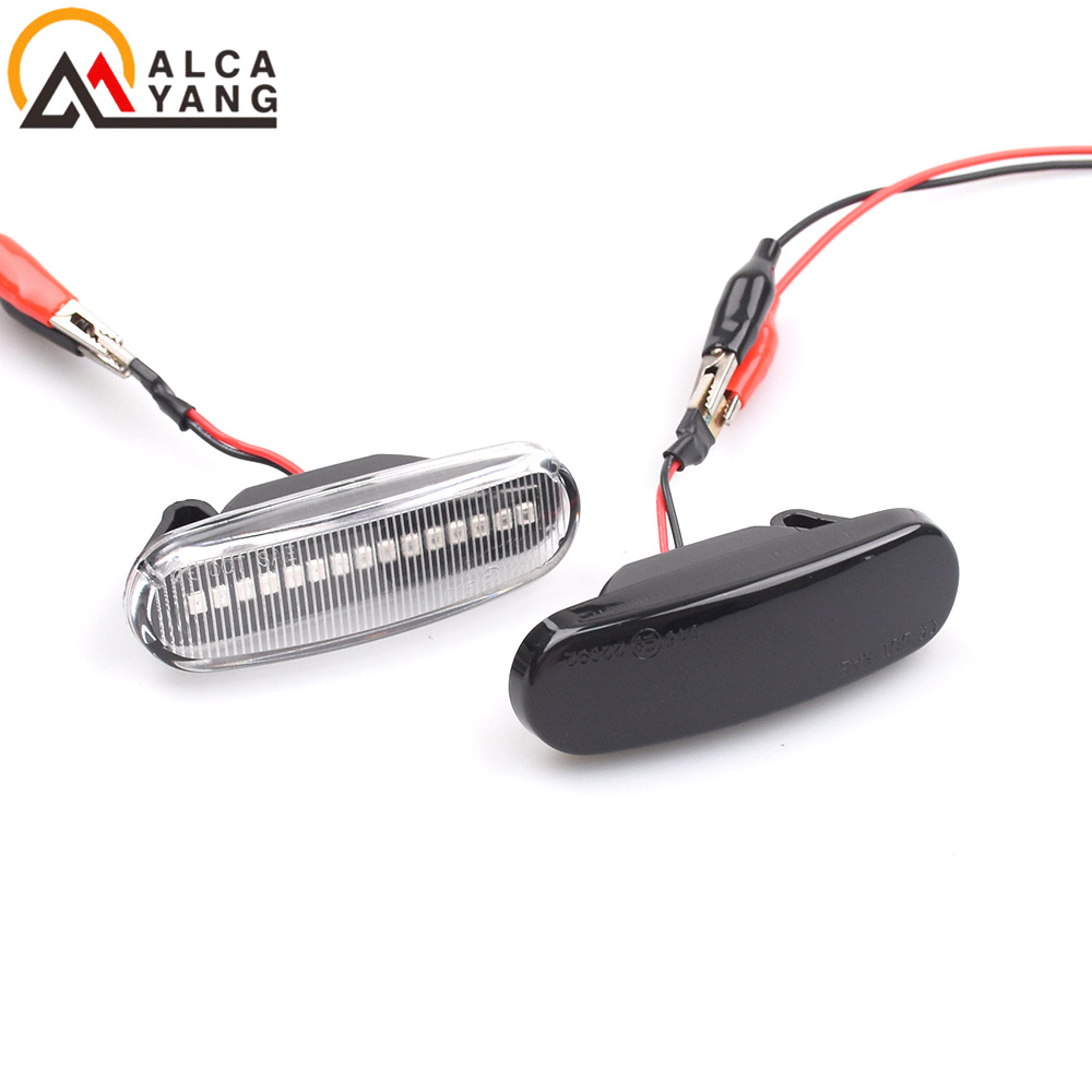 LED Turn Signal Repeater Dynamic Side Marker Light Fits Fiat Panda Grande Punto Evo Doblo Linea Fio 0