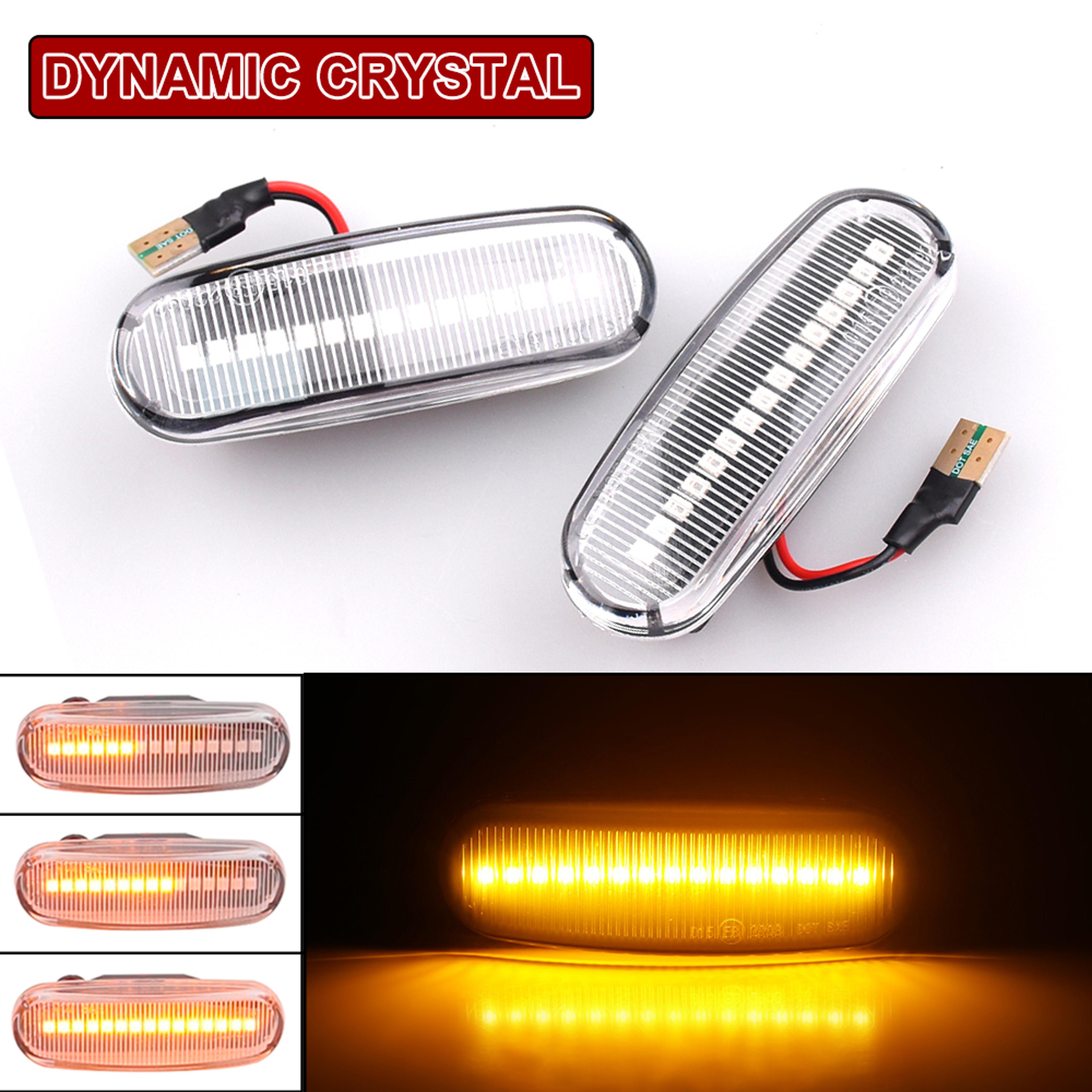 LED Turn Signal Repeater Dynamic Side Marker Light Fits Fiat Panda Grande Punto Evo Doblo Linea Fio 7