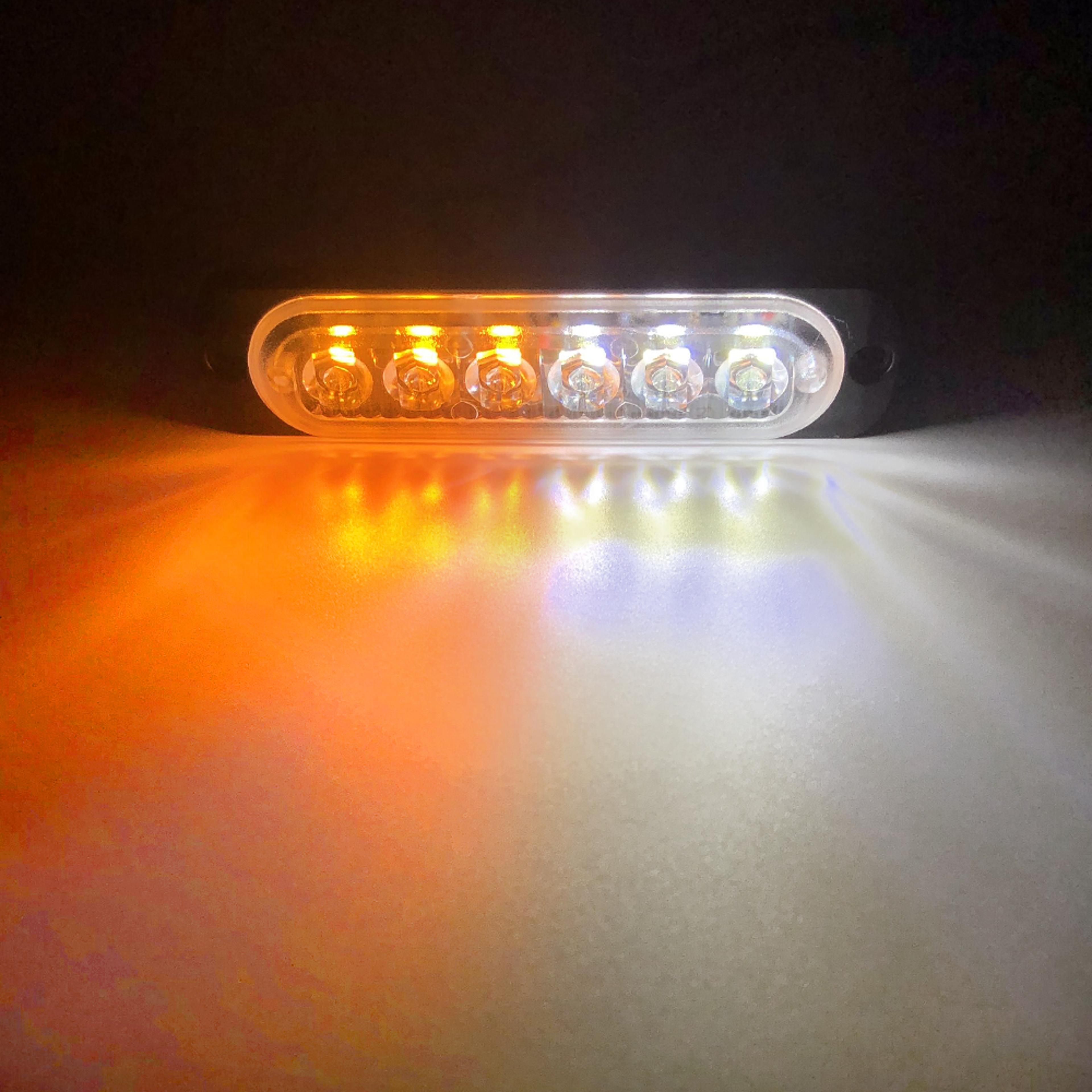 Car Emergency LED Strobe Light Truck Flashing Grille Lights Police Warn Light LED Strobe Bar 10