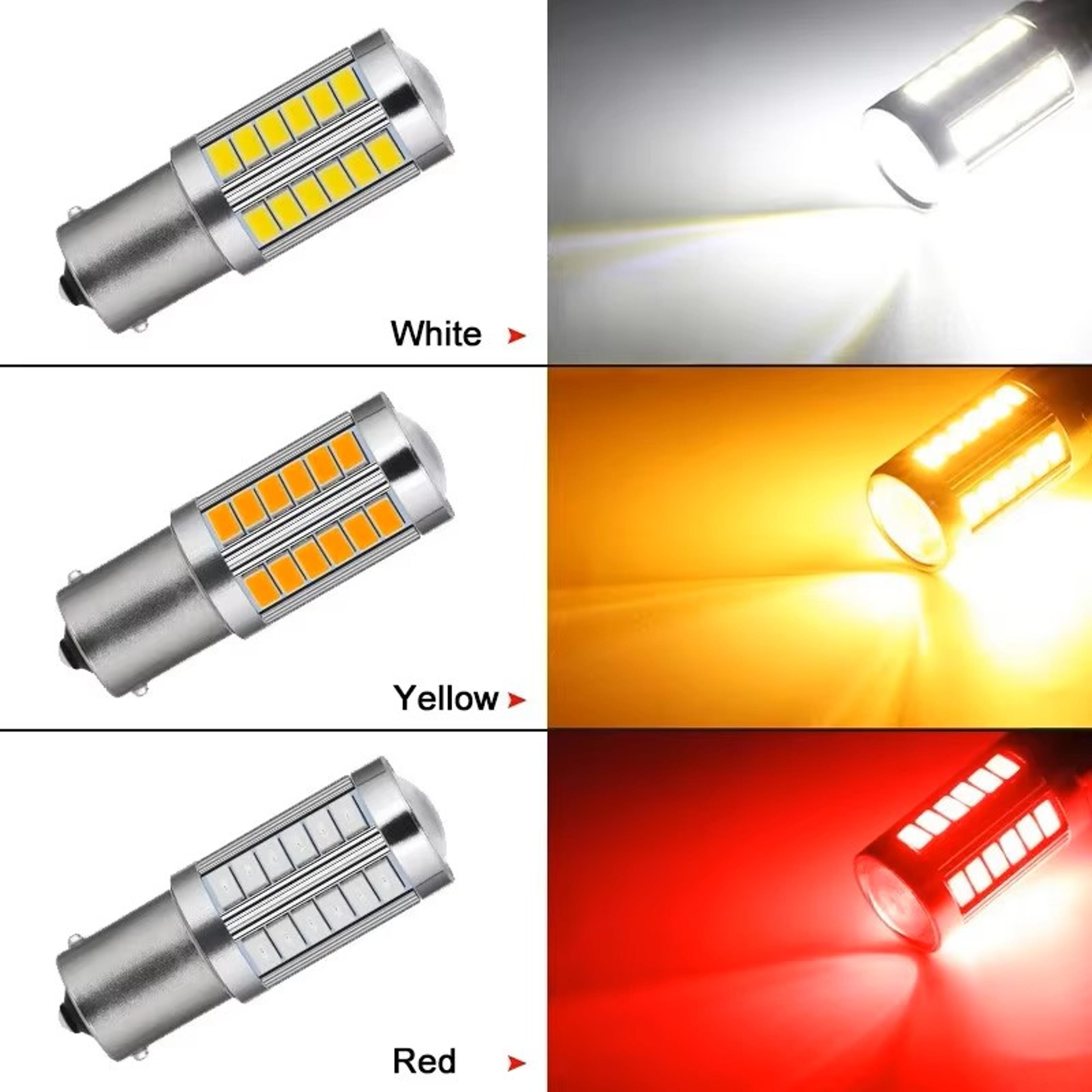 White Car LED Bulbs Brake Reverse Parking Lamps Turn Signal Light 1
