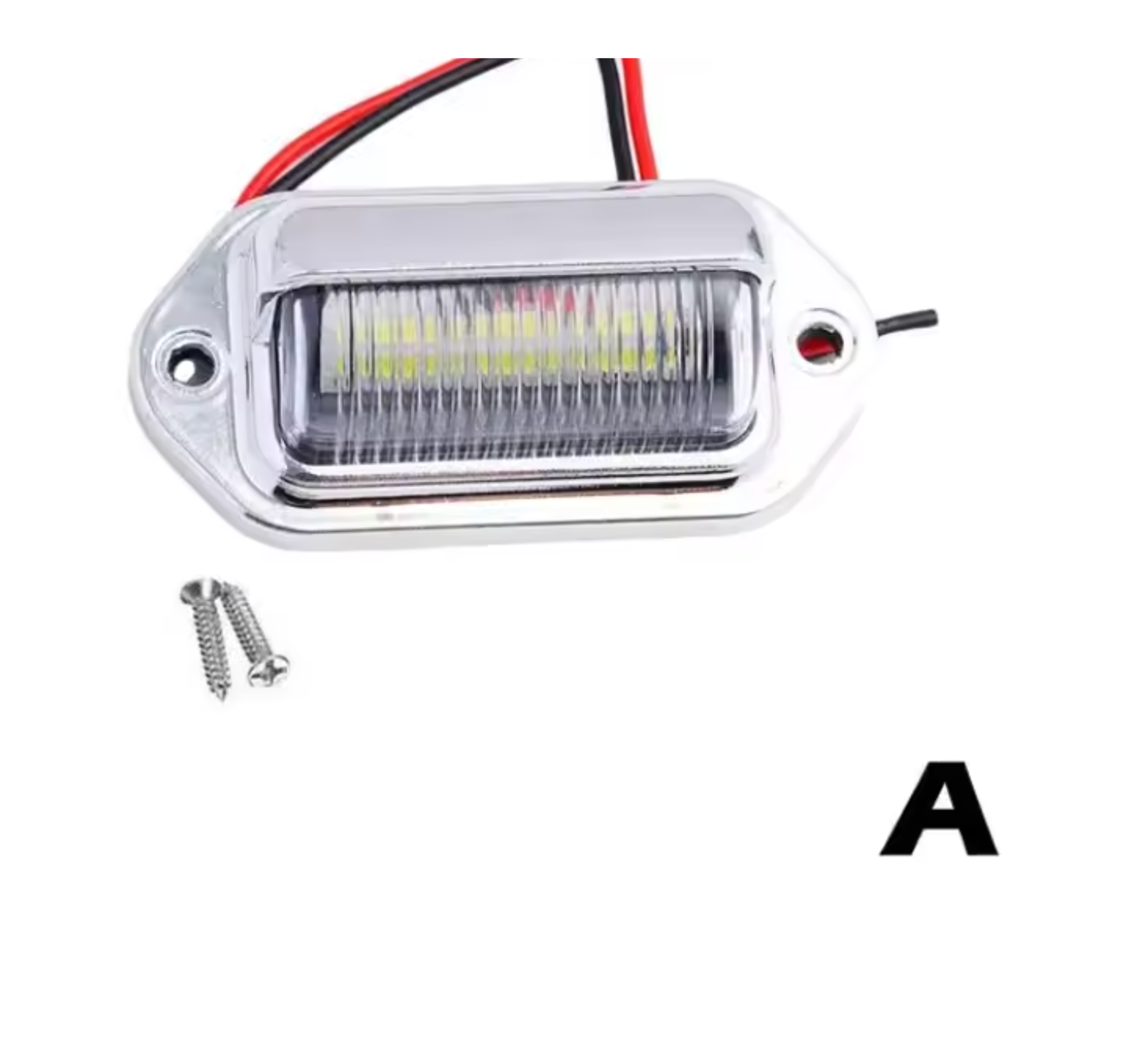 White LED Car License Light Tag Lamp For SUV Truck Trailer Van And Step Illumination 4