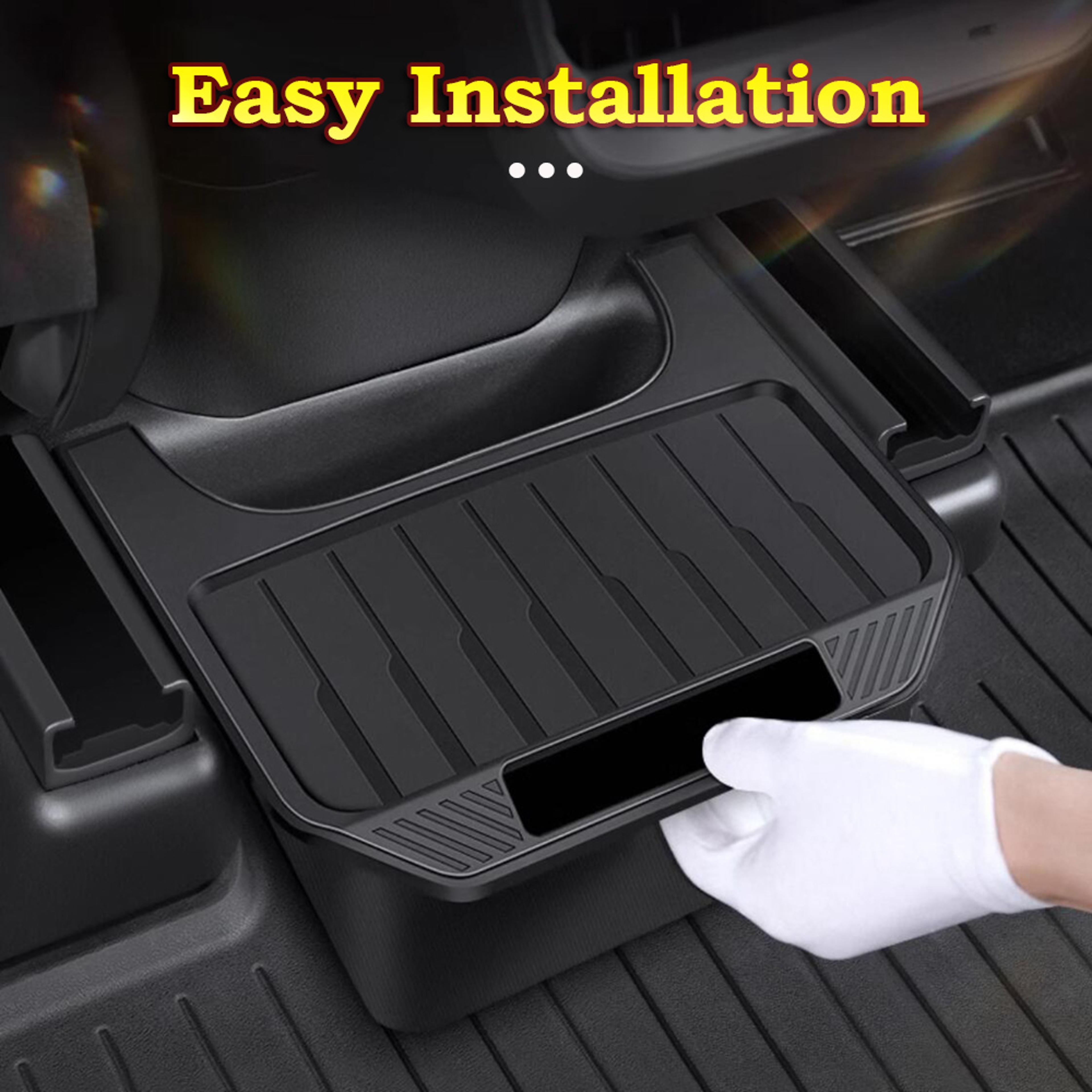 Juniper Organizer Rear Seat Storage Box Backseat Trash Can Center Console Bins Car Garbage Accessor 2
