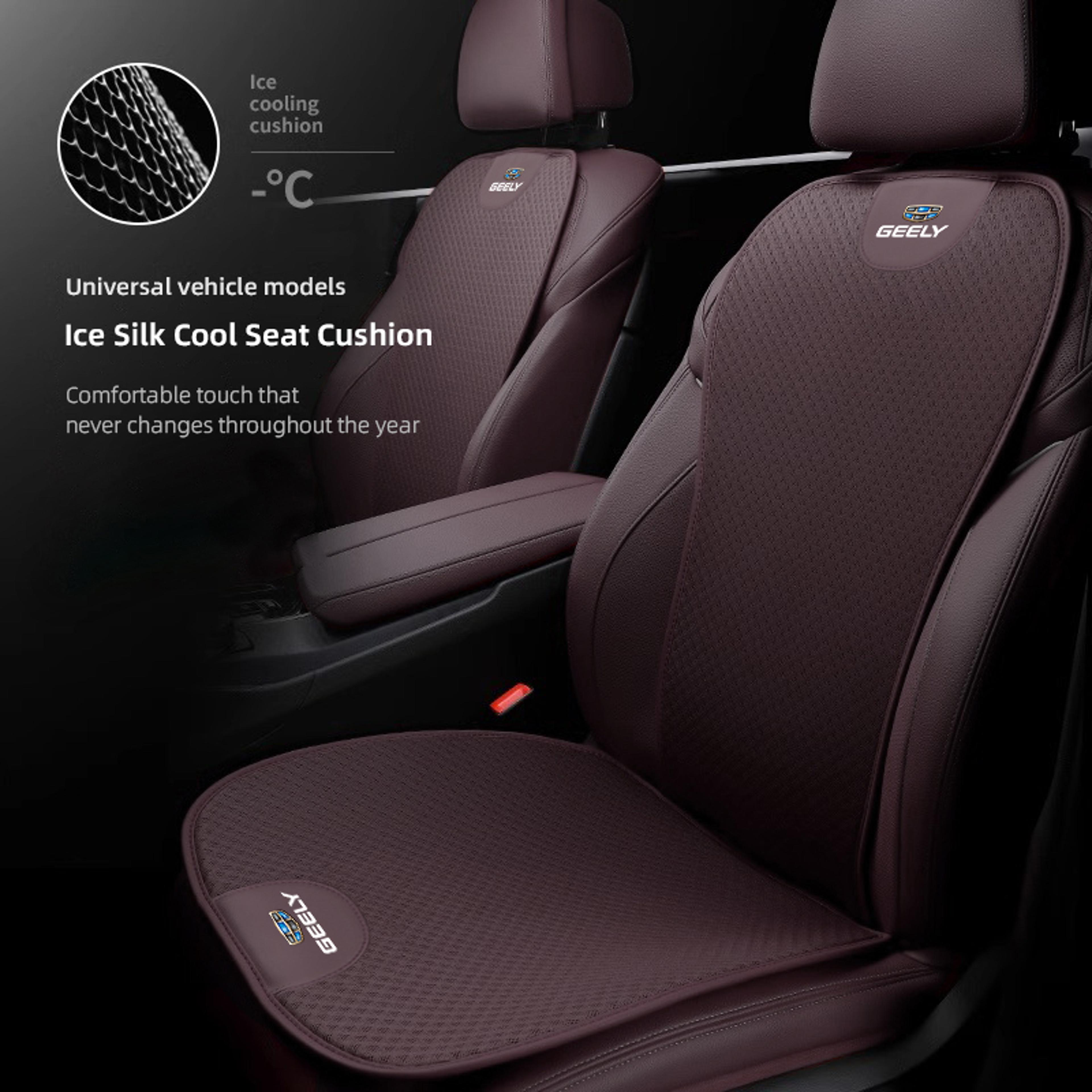 Ice Silk Car Seat Cushion Cover For Geely Coolray Emgrand Geometry C Cooling Seat Protector 4