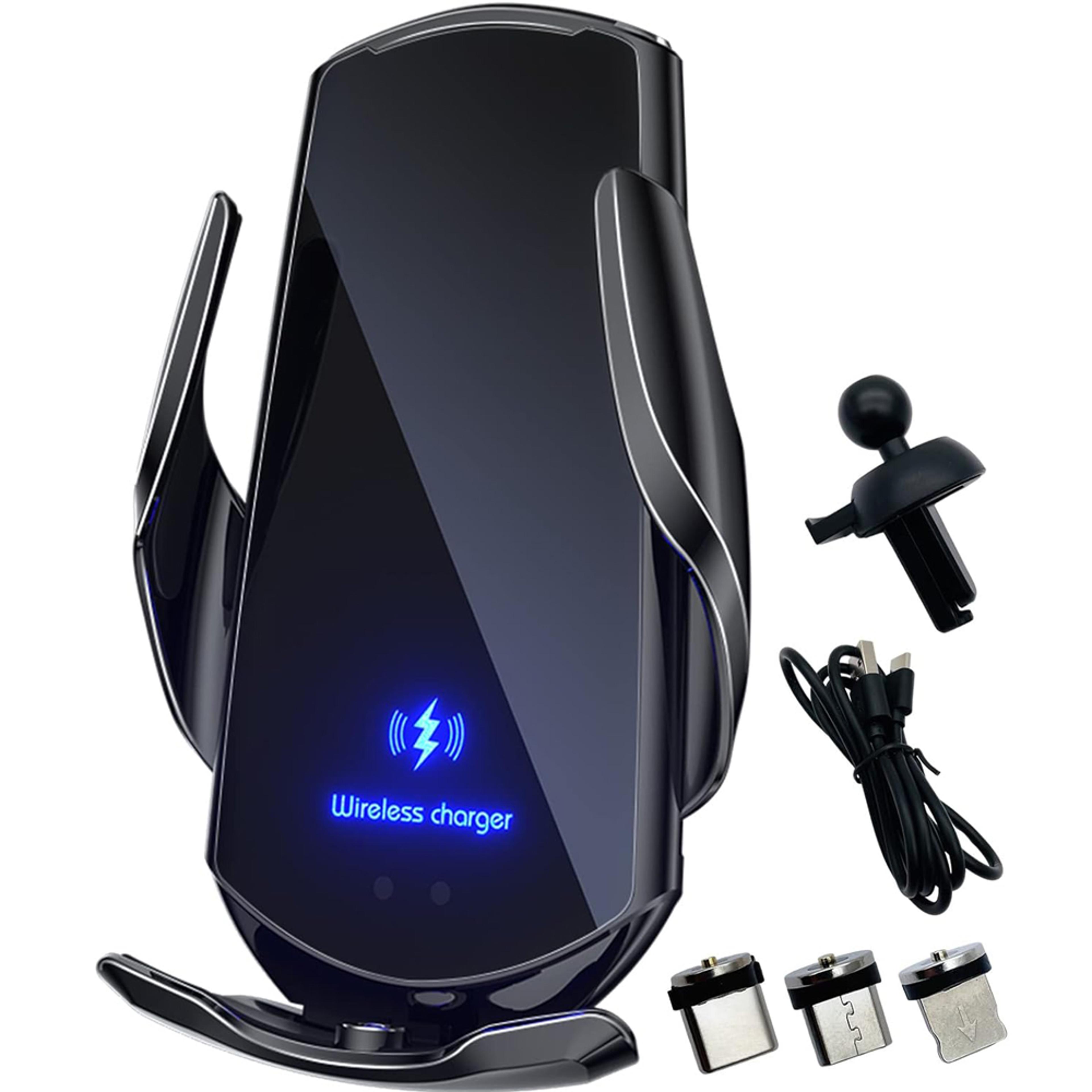 Wireless Car Charger Auto Clamping Phone Mount For IPhone And Qi Enabled Android 5