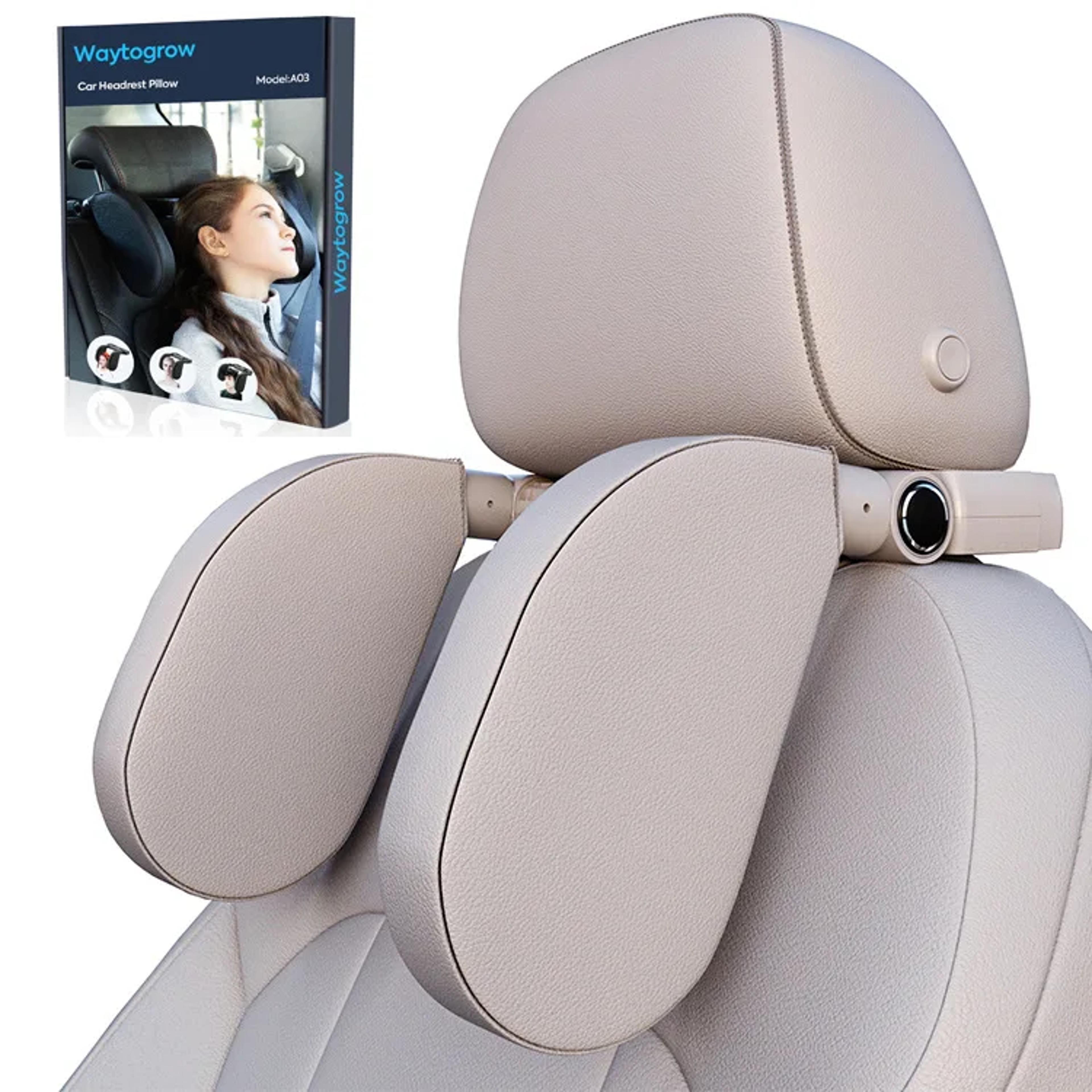 Adjustable Car Headrest Pillow U Shaped Neck Support For Kids And Adults Travel Comfort 2