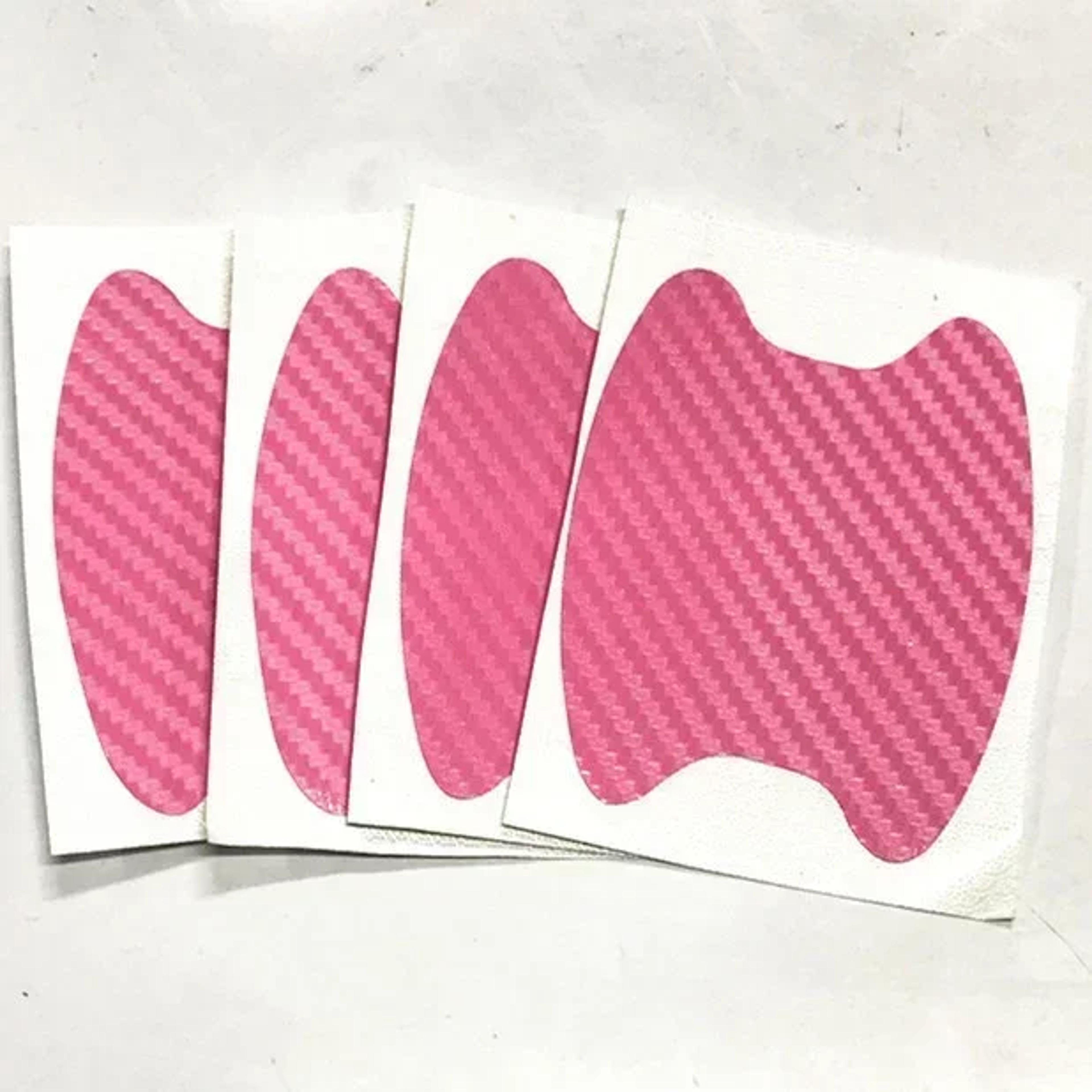 Carbon Fiber Car Door Handle Protector Scratch Resistant Protection Film Stickers 11