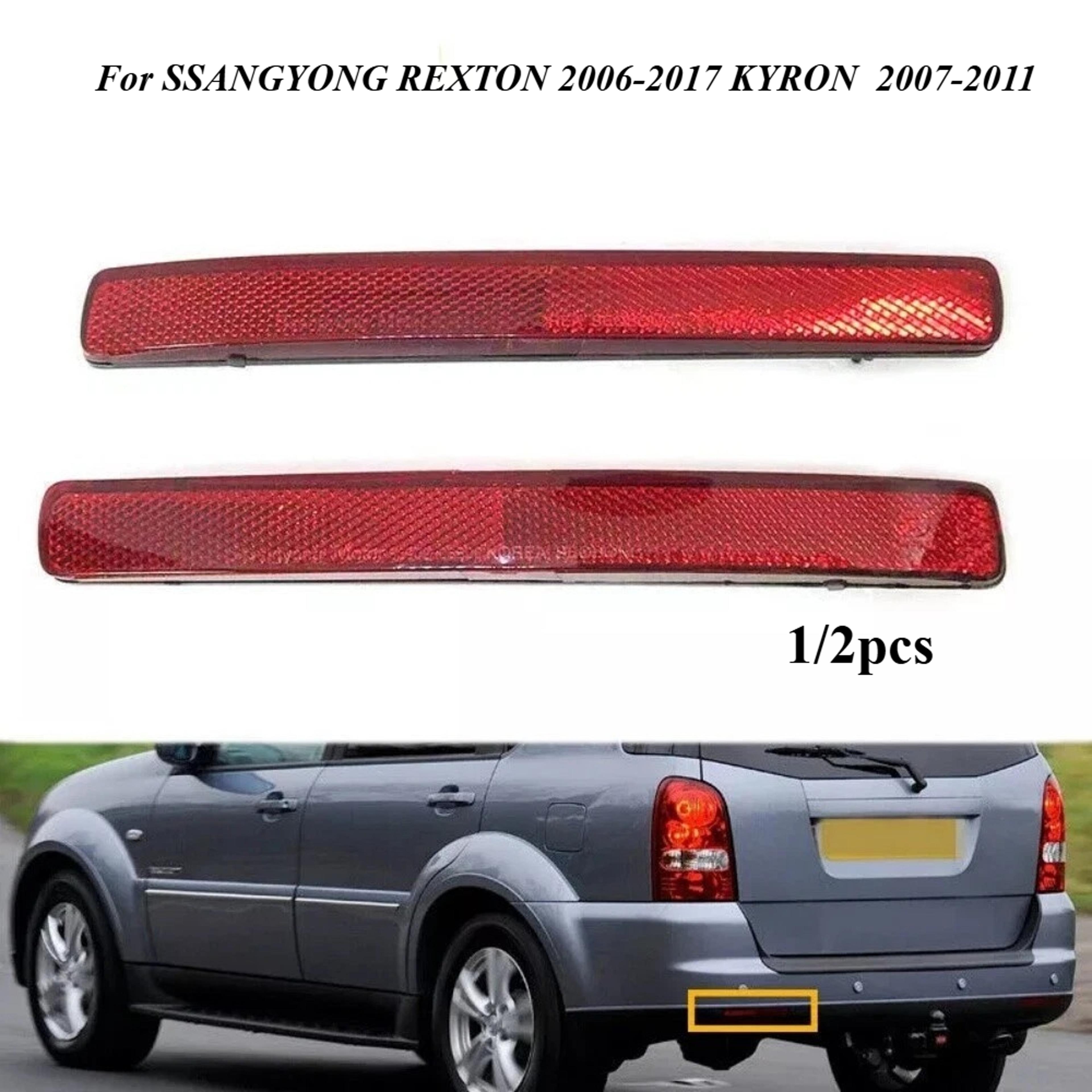 Rear Bumper Brake Light Rear Fog Reflector For SsangYong Rexton 1