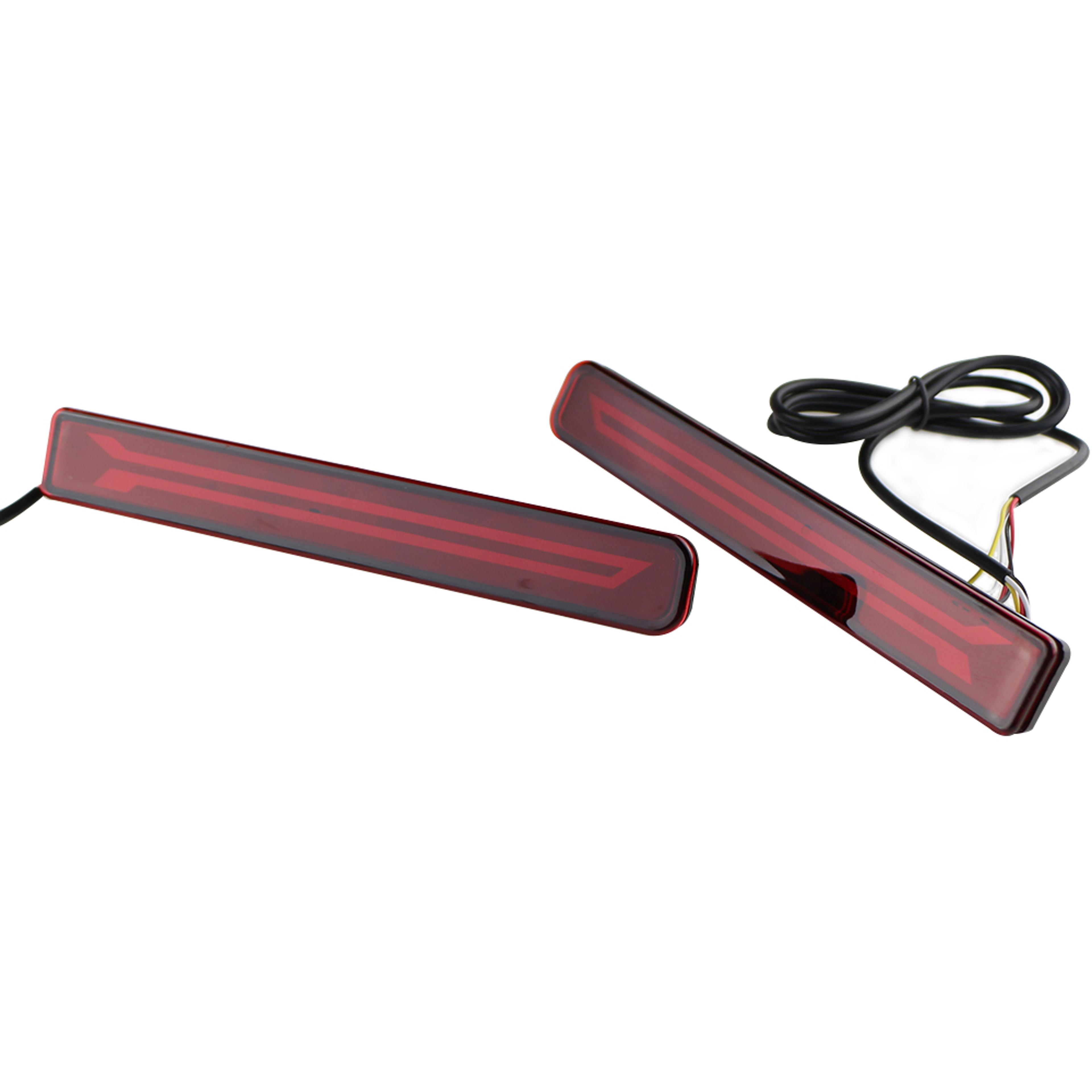 Suzuki LED Rear Bumper Light Reflector Brake Turn Signal Kit 4