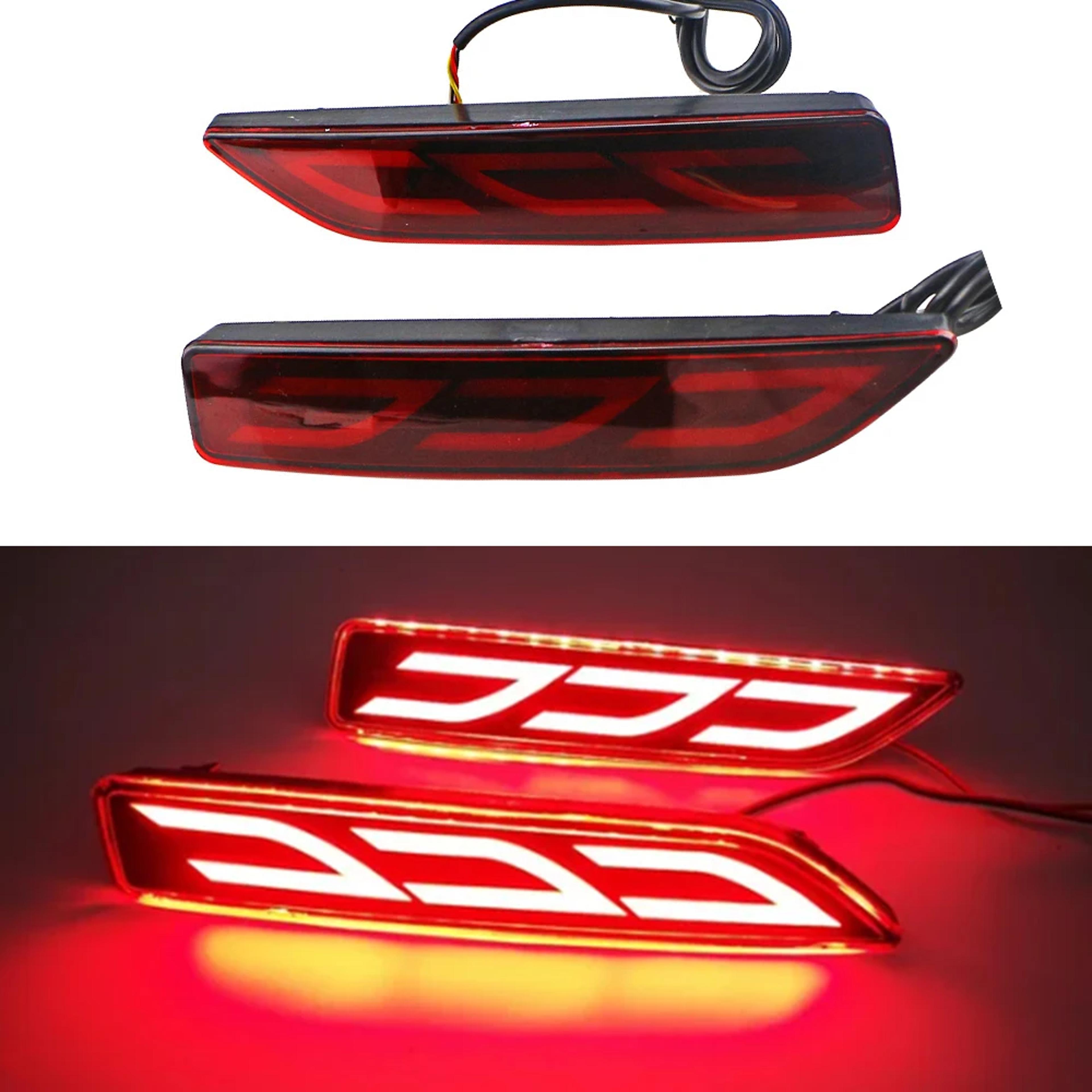 Honda BRV Rear Bumper Light LED Bumper Reflector Brake Light Set For BRV CRV City Mobilio 1