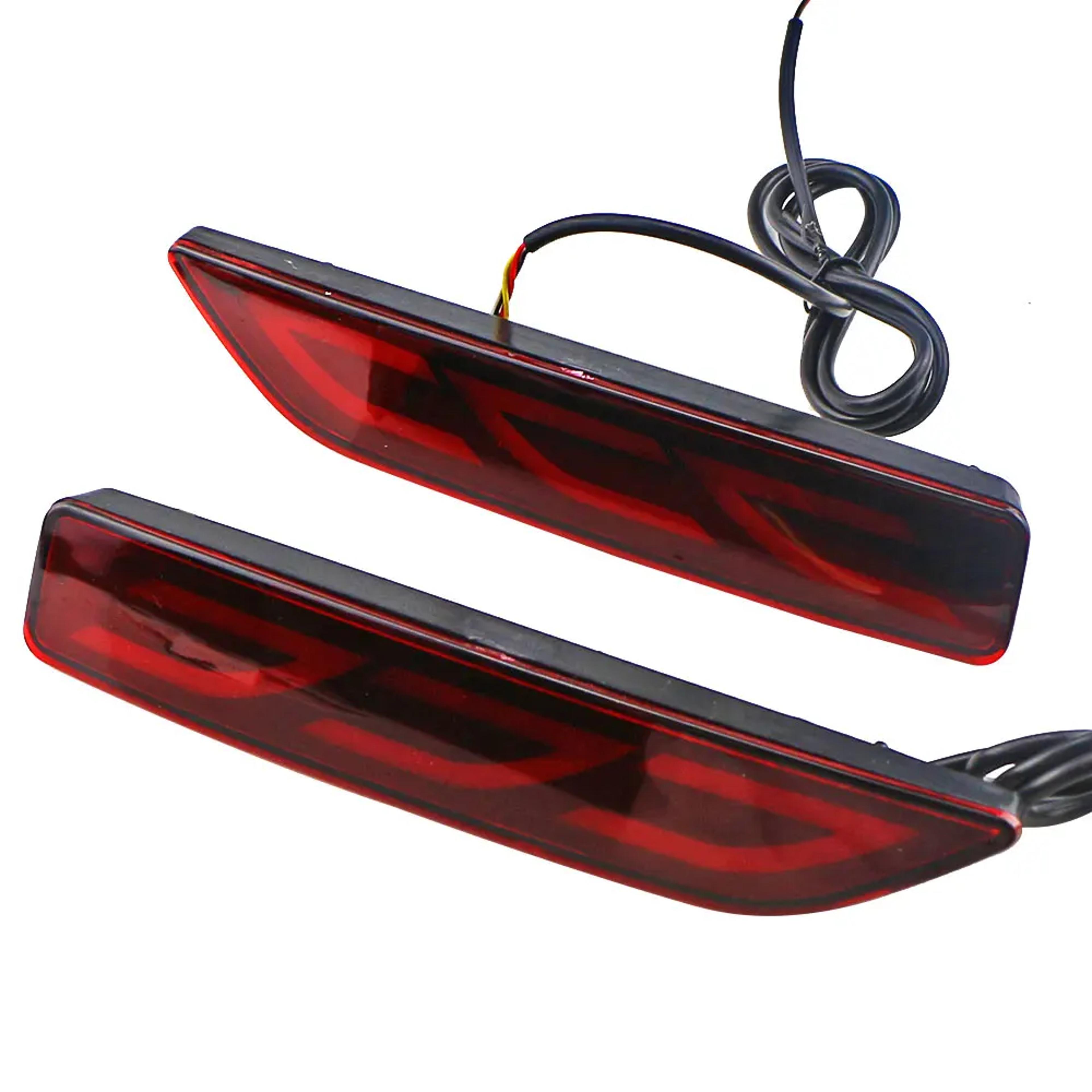 Honda BRV Rear Bumper Light LED Bumper Reflector Brake Light Set For BRV CRV City Mobilio 2