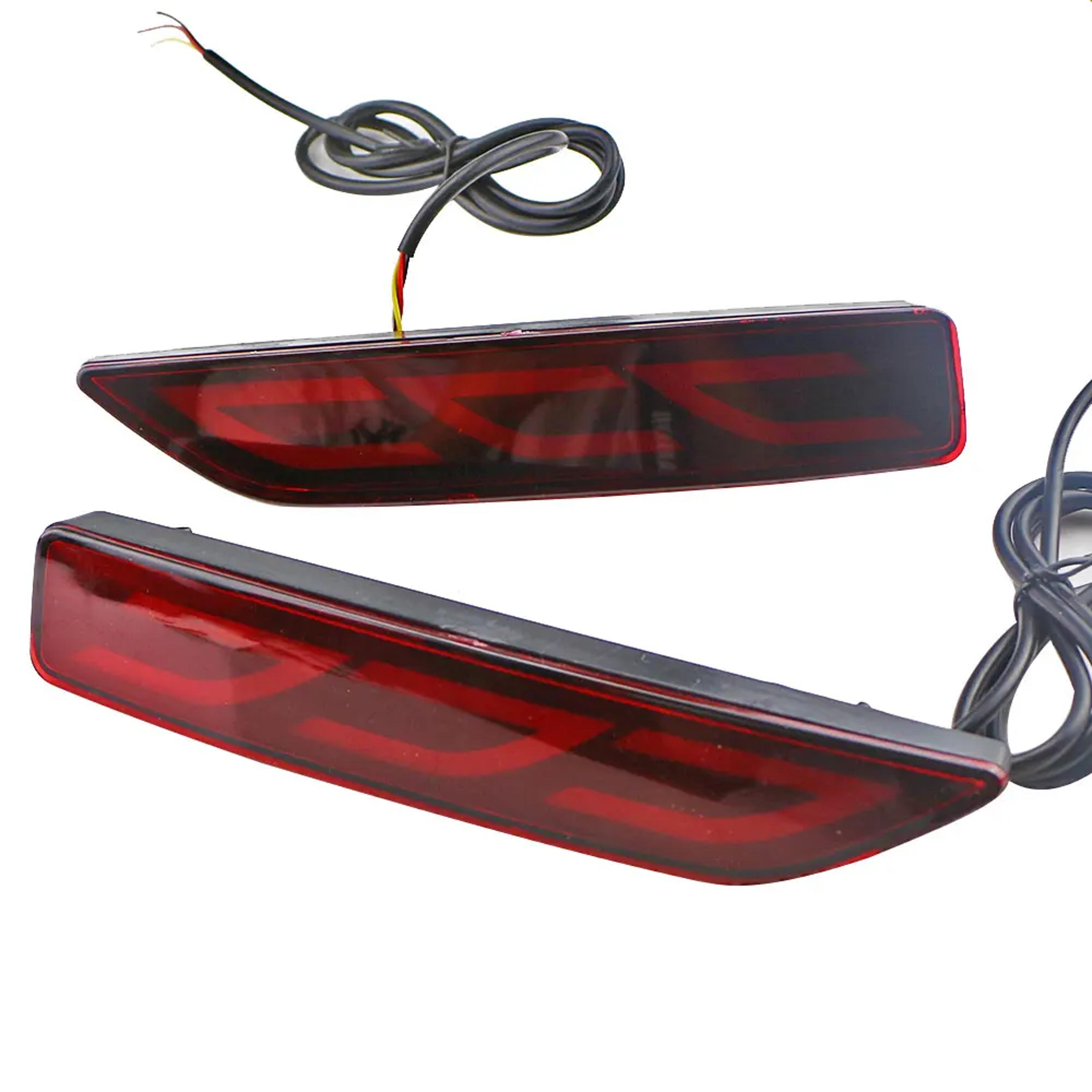 Honda BRV Rear Bumper Light LED Bumper Reflector Brake Light Set For BRV CRV City Mobilio 7