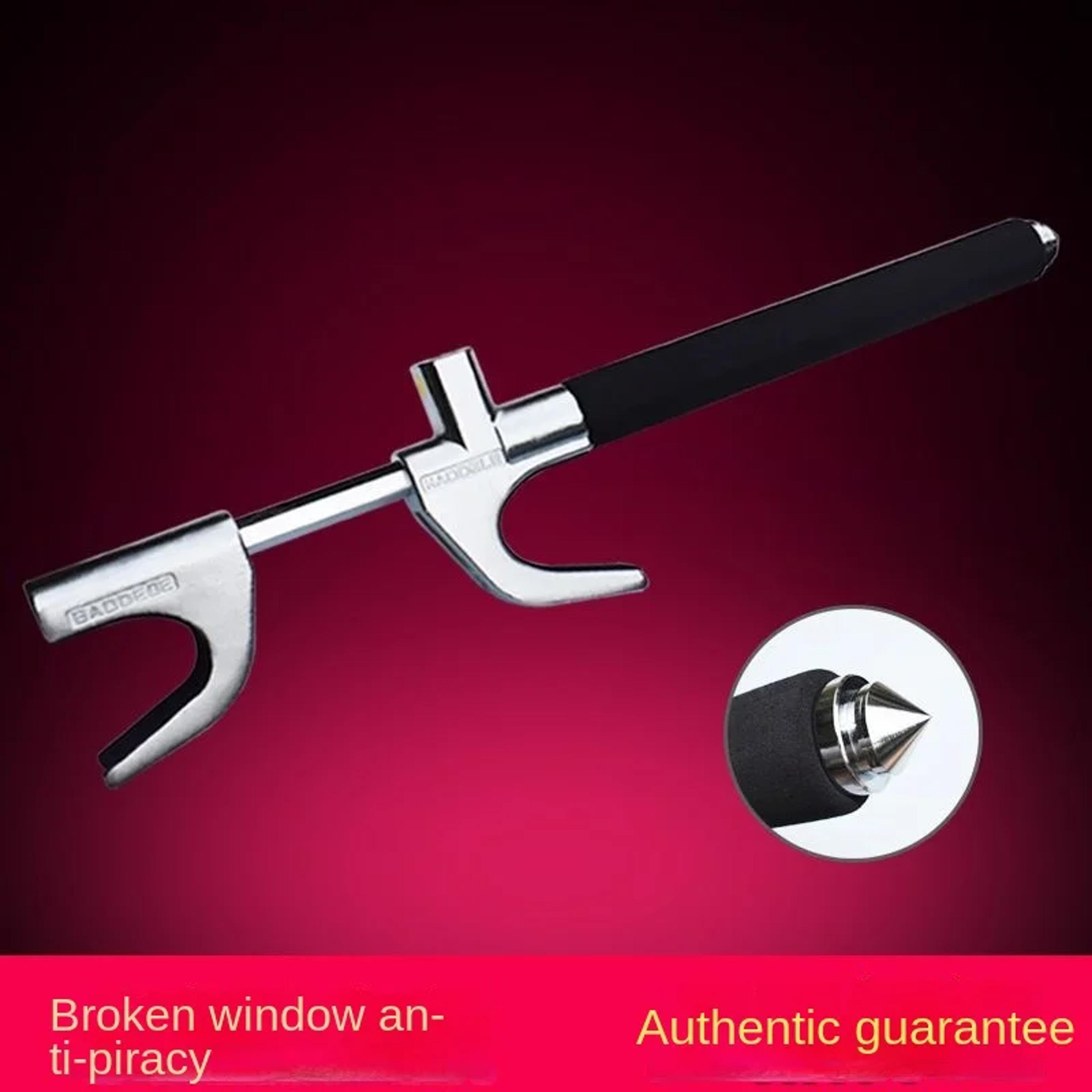 Universal Steering Wheel Lock Anti Theft Car Security Lock With Adjustable Double Hook 5